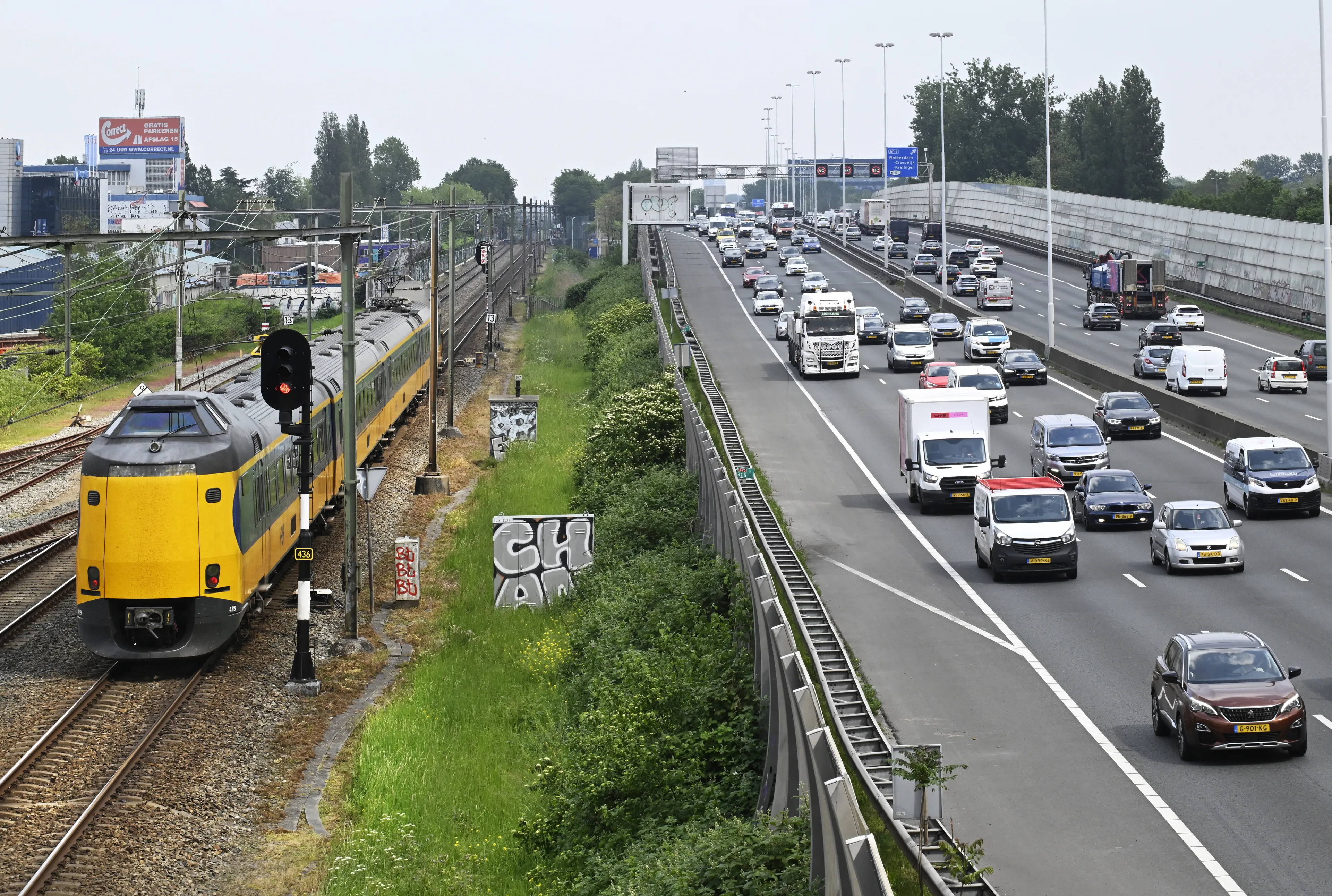 Extra drukte op de weg blijft uit ondanks staking bij ProRail