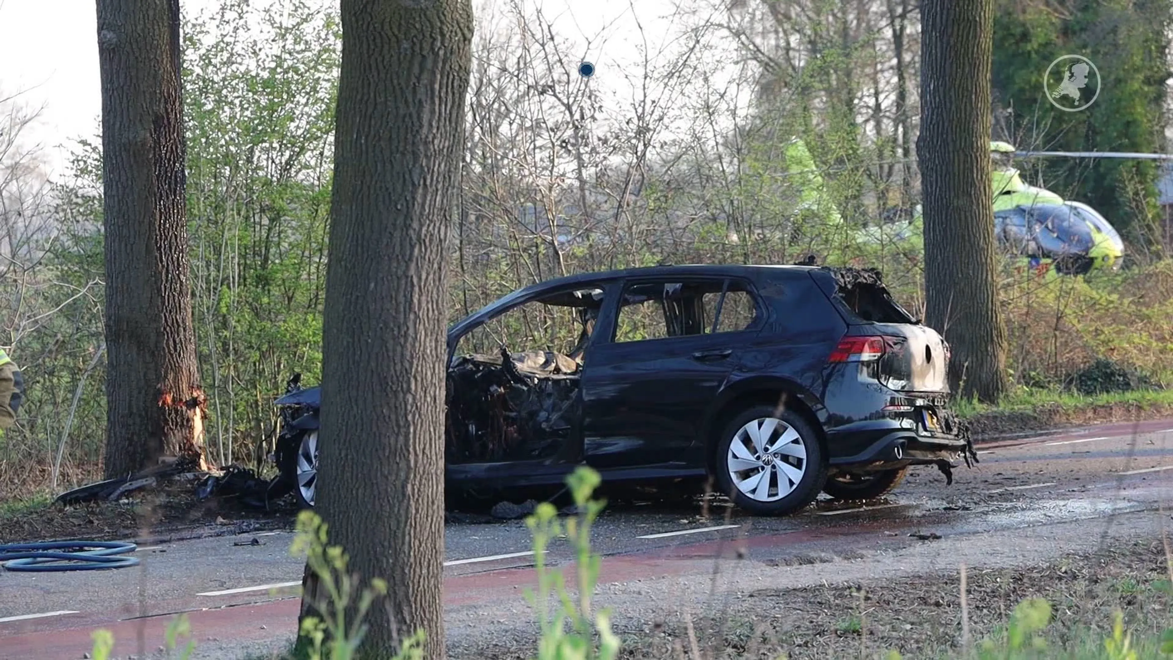20-jarige man overleden na crash tegen boom in Erp