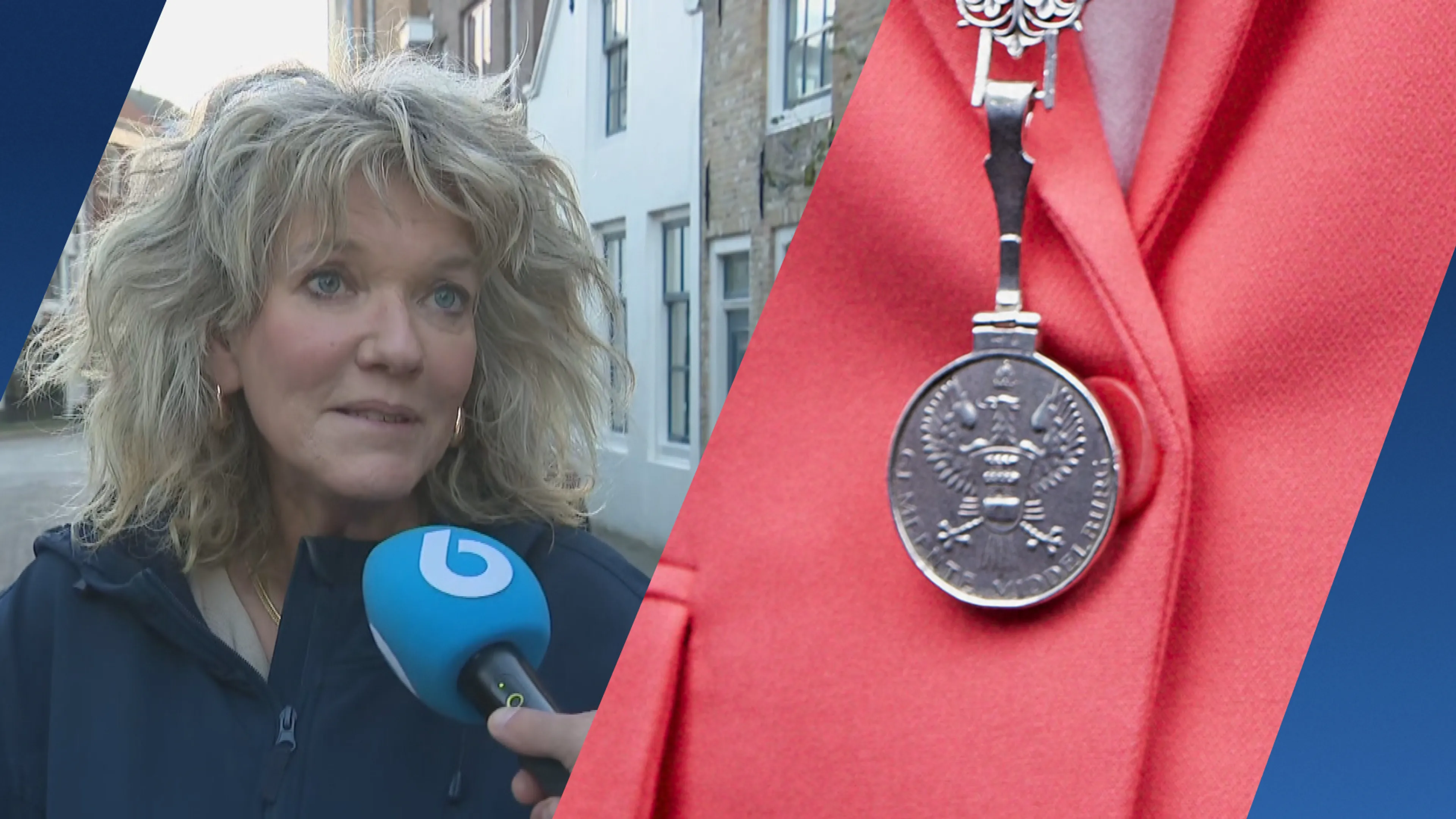 Burgemeester Middelburg verliest deel ketting, jacht op embleem begonnen