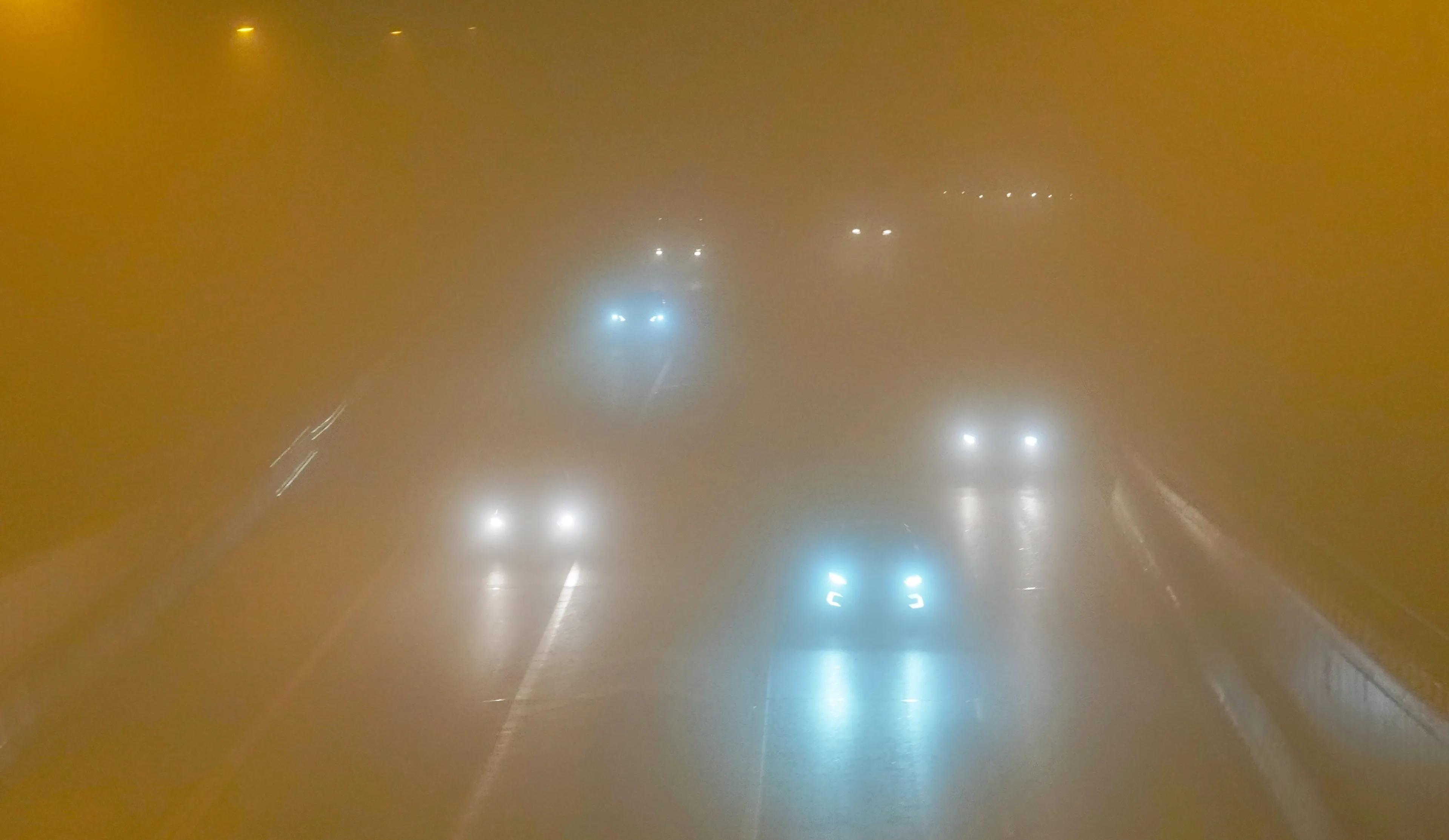 Code geel voor zeer dichte mist in delen van Nederland