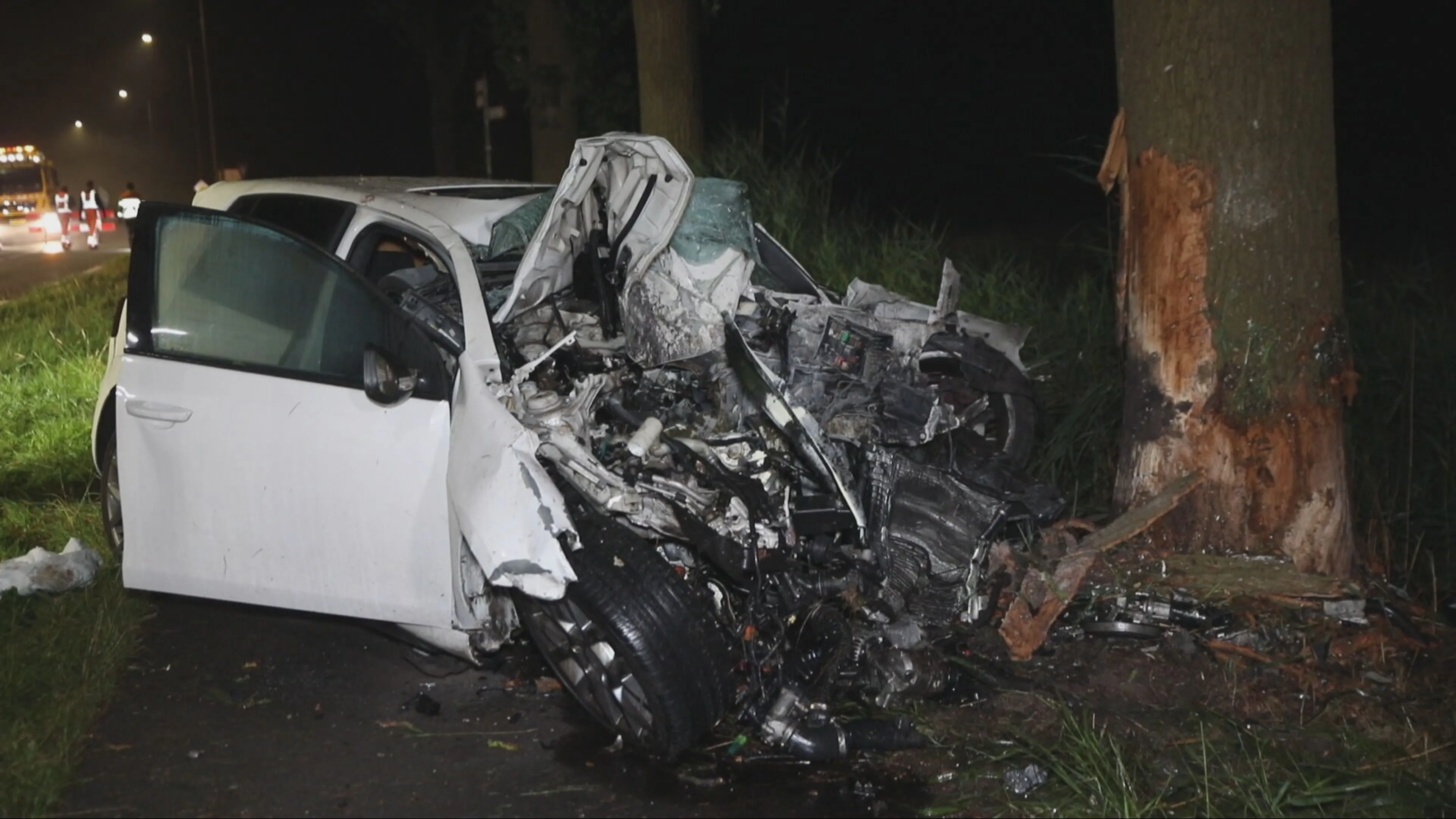 Man (19) overlijdt nadat hij tegen boom rijdt in Elburg