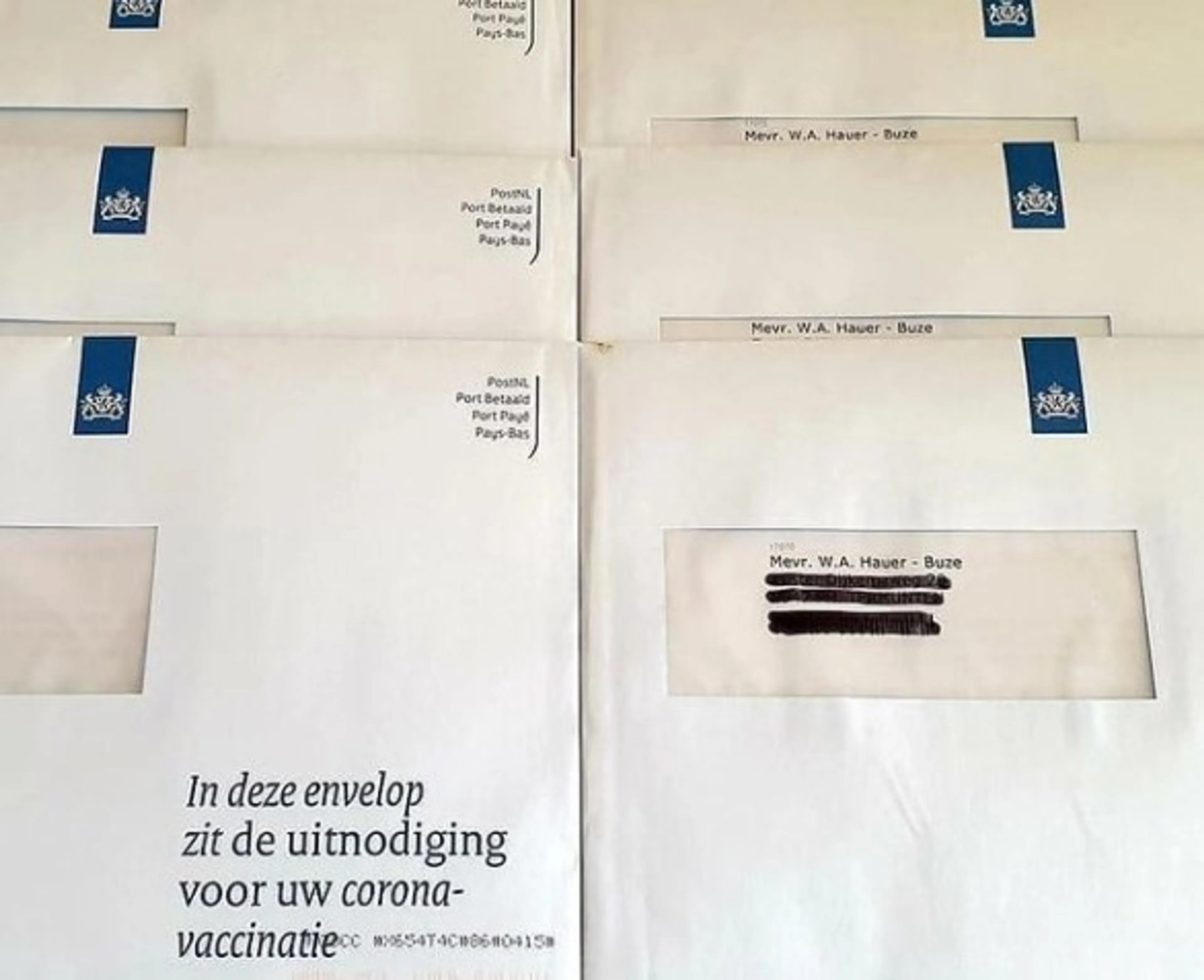 Wia en haar man struikelen over de vaccinatie-uitnodigingen: 'Ik vind dit knap'