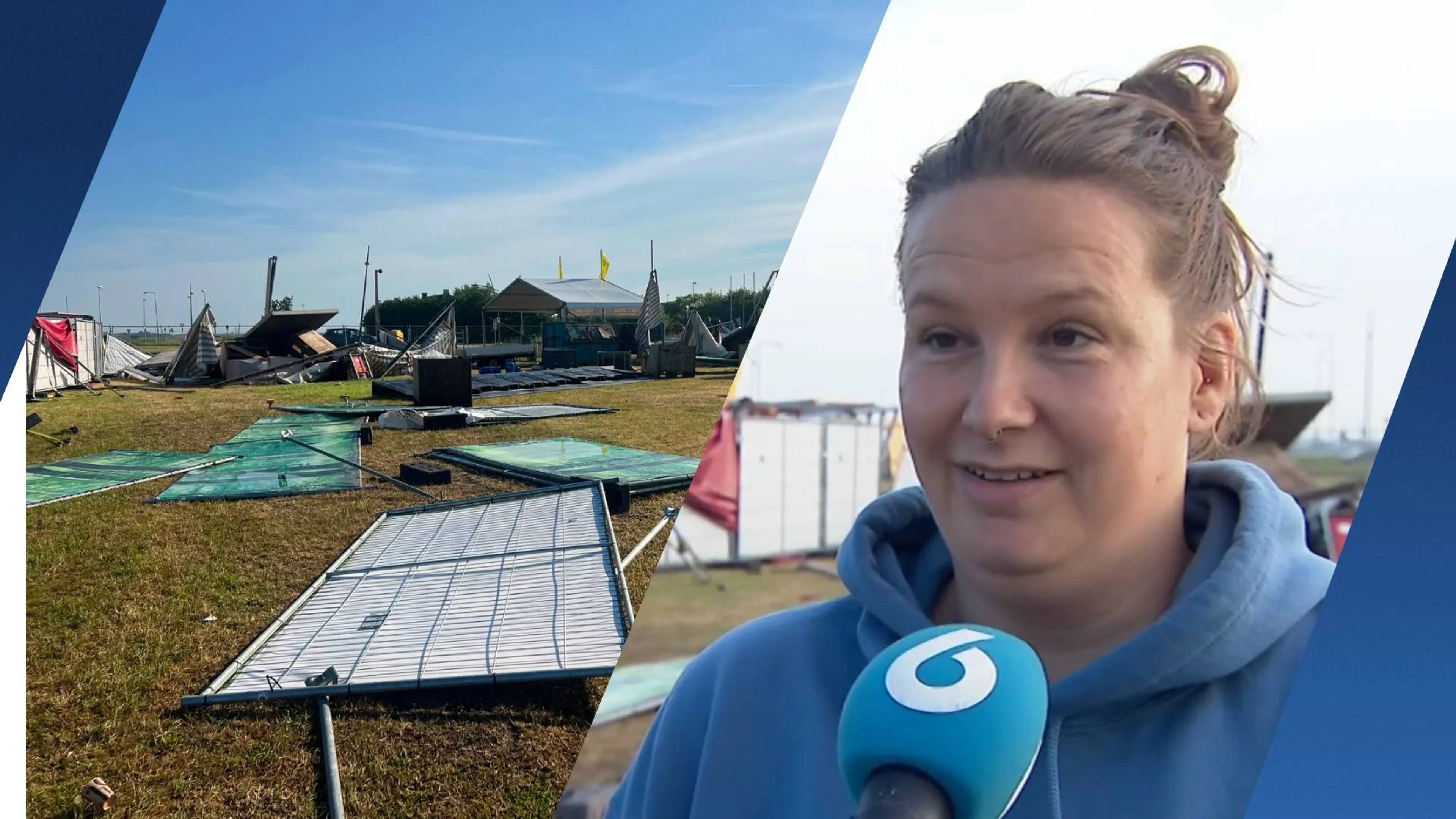 Festival Julianadorp afgelast door enorme stormschade: 'Week werk aan gort'