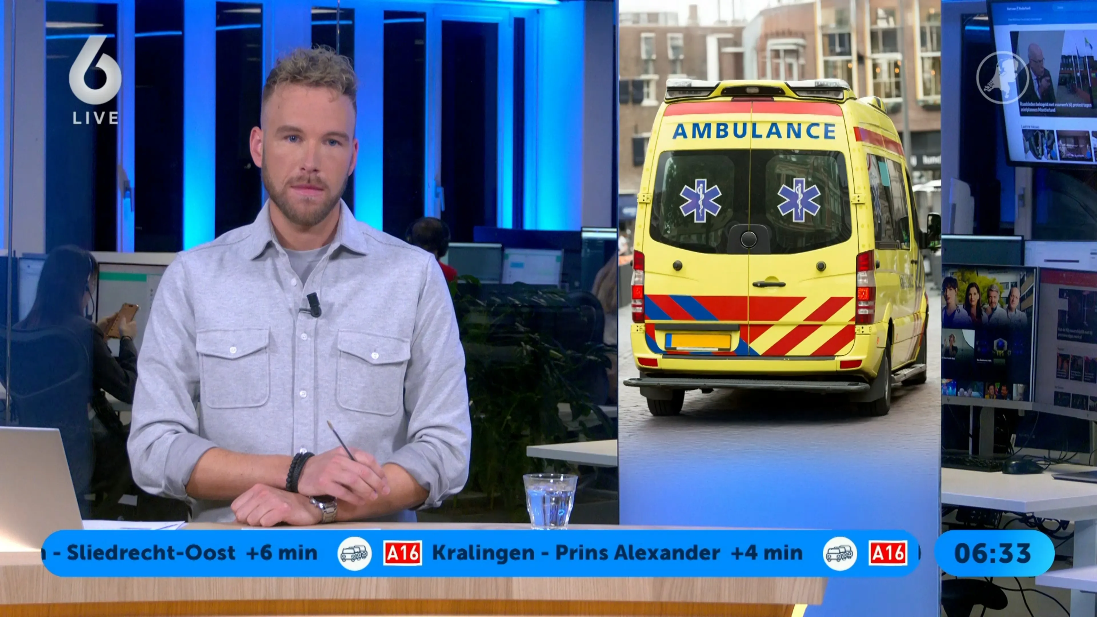 Dronken man (43) probeert ambulance te stelen in Moordrecht