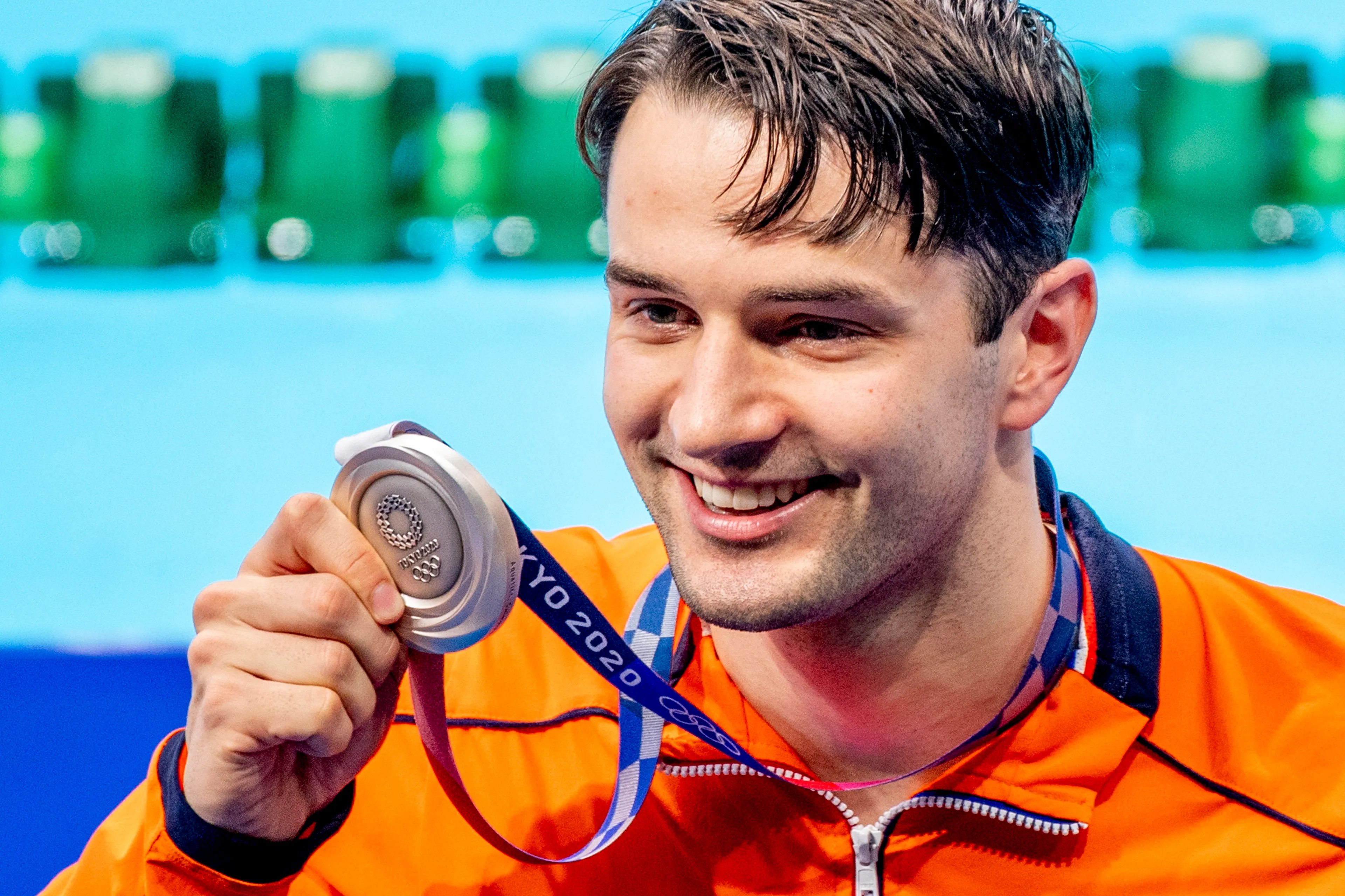 Zwemmer Kamminga pakt olympisch zilver op 100 meter schoolslag