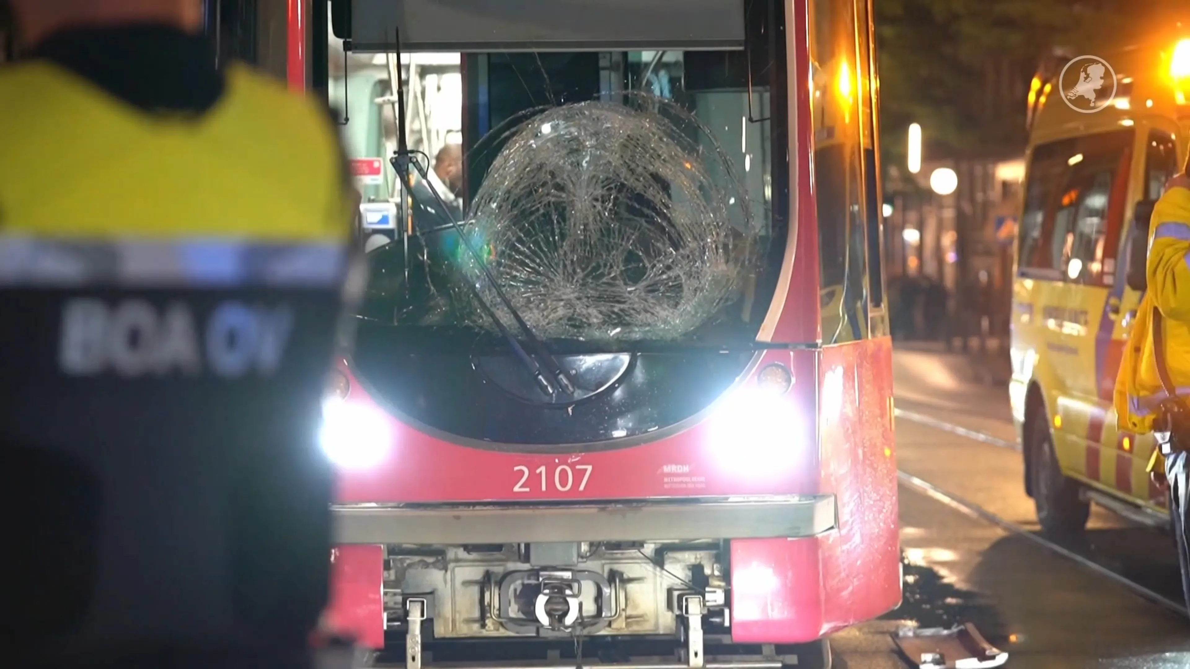 Twee vrouwen gewond na aanrijding met tram in Rotterdam