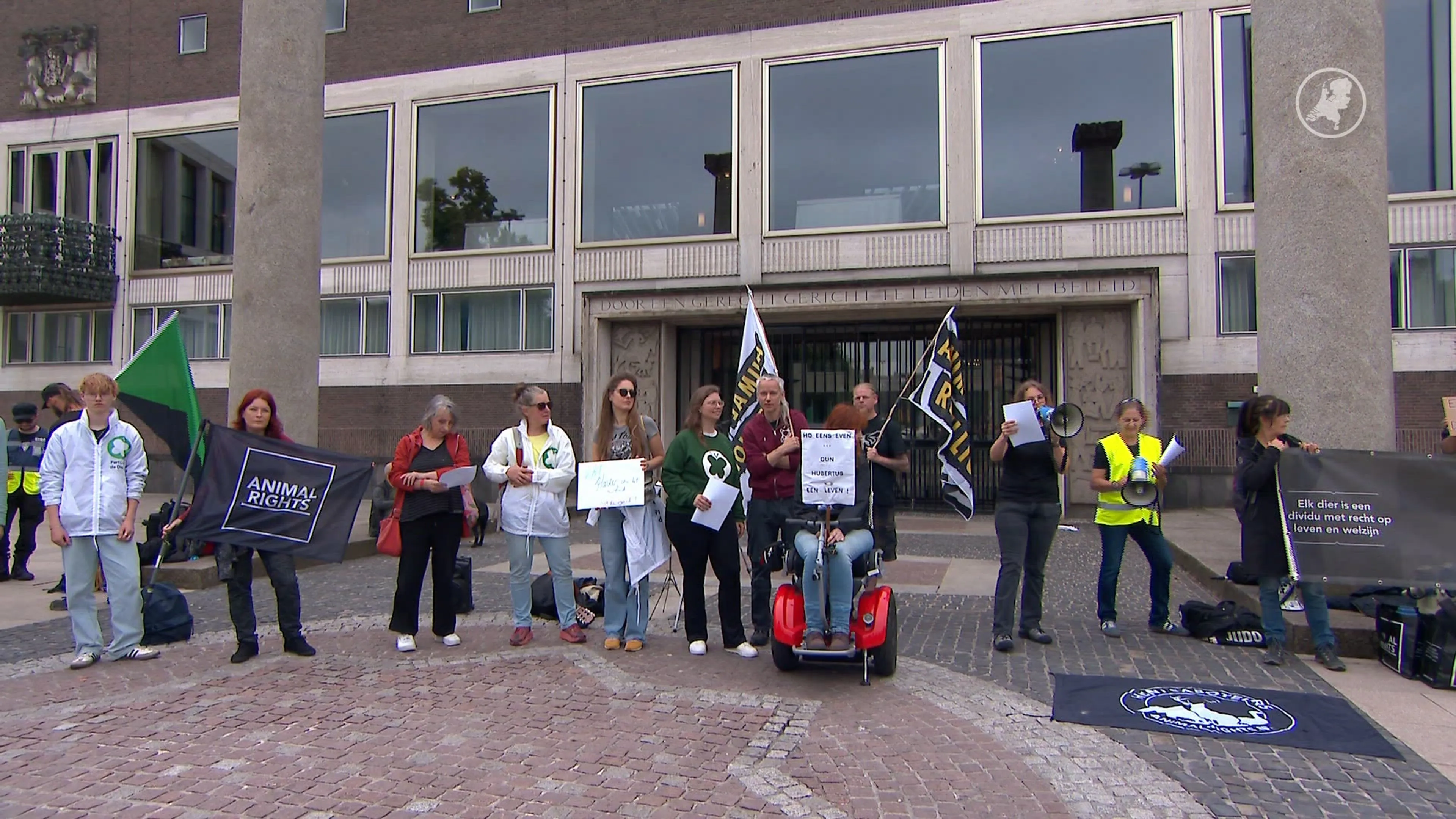 'Gun Hubertus een leven': protest tegen afschieten probleemwolf