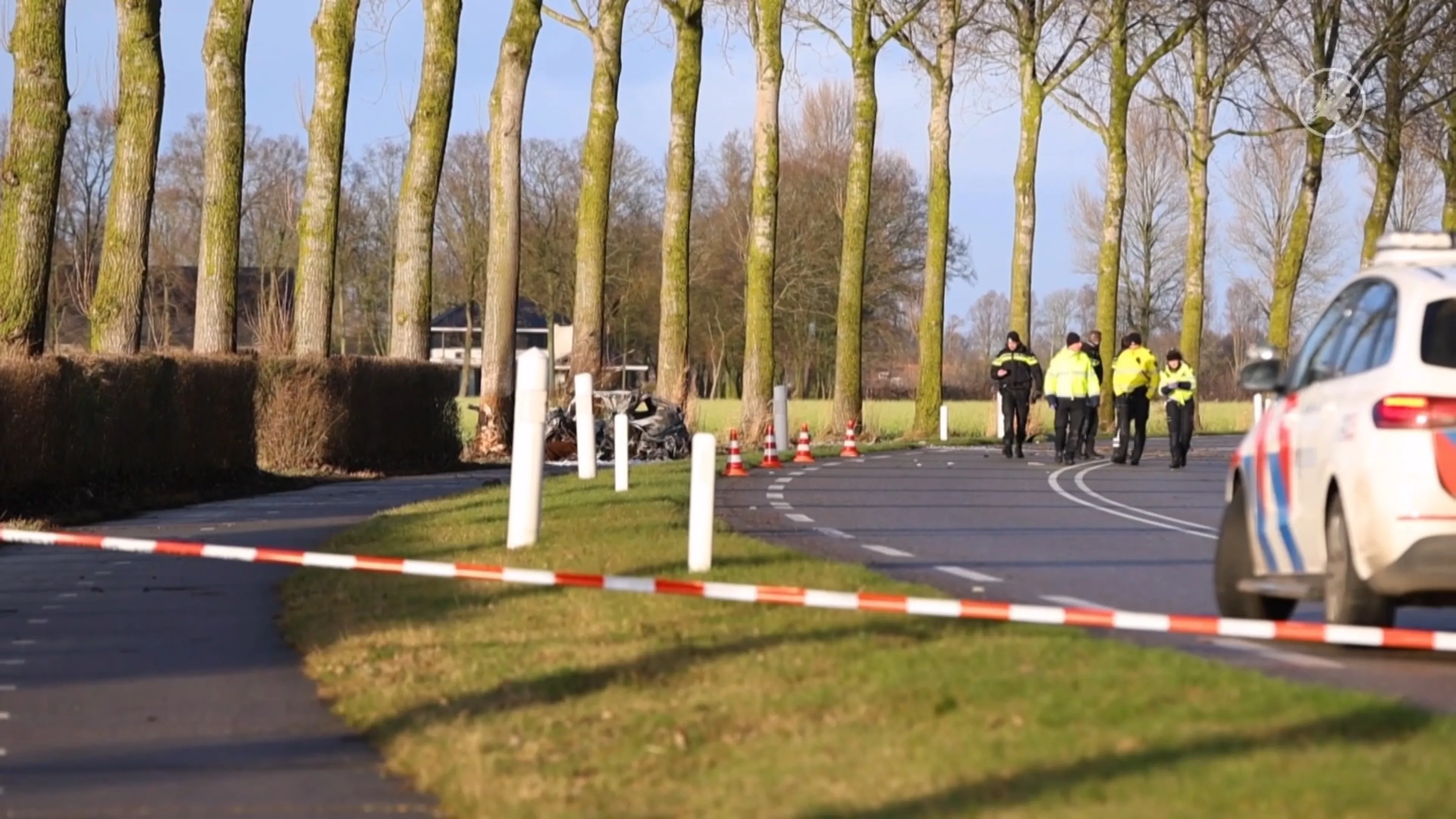 Automobilist omgekomen in Creil na in brand vlieg voertuig na botsing