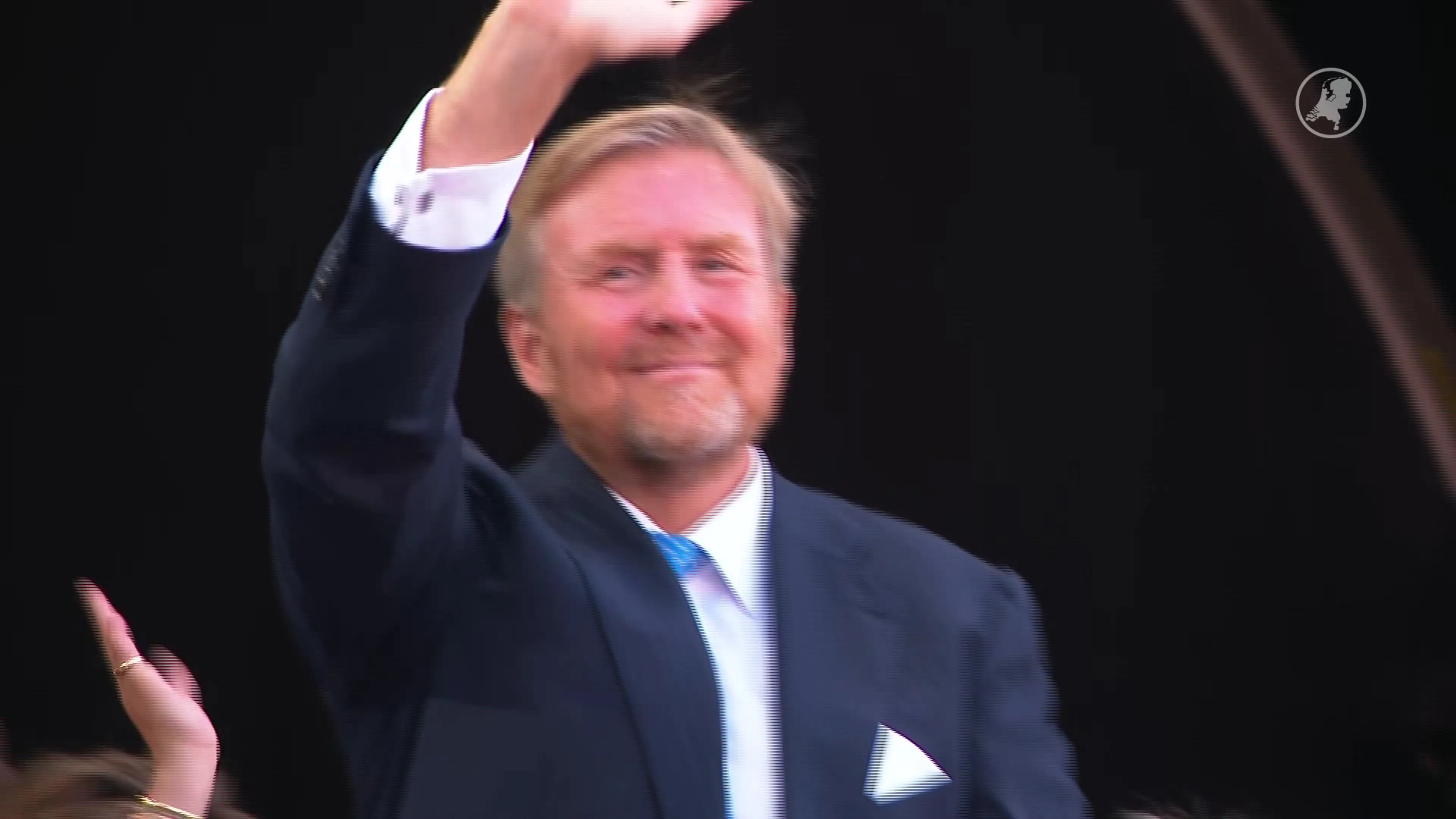 Koning geeft toespraak voor start Koningsdag