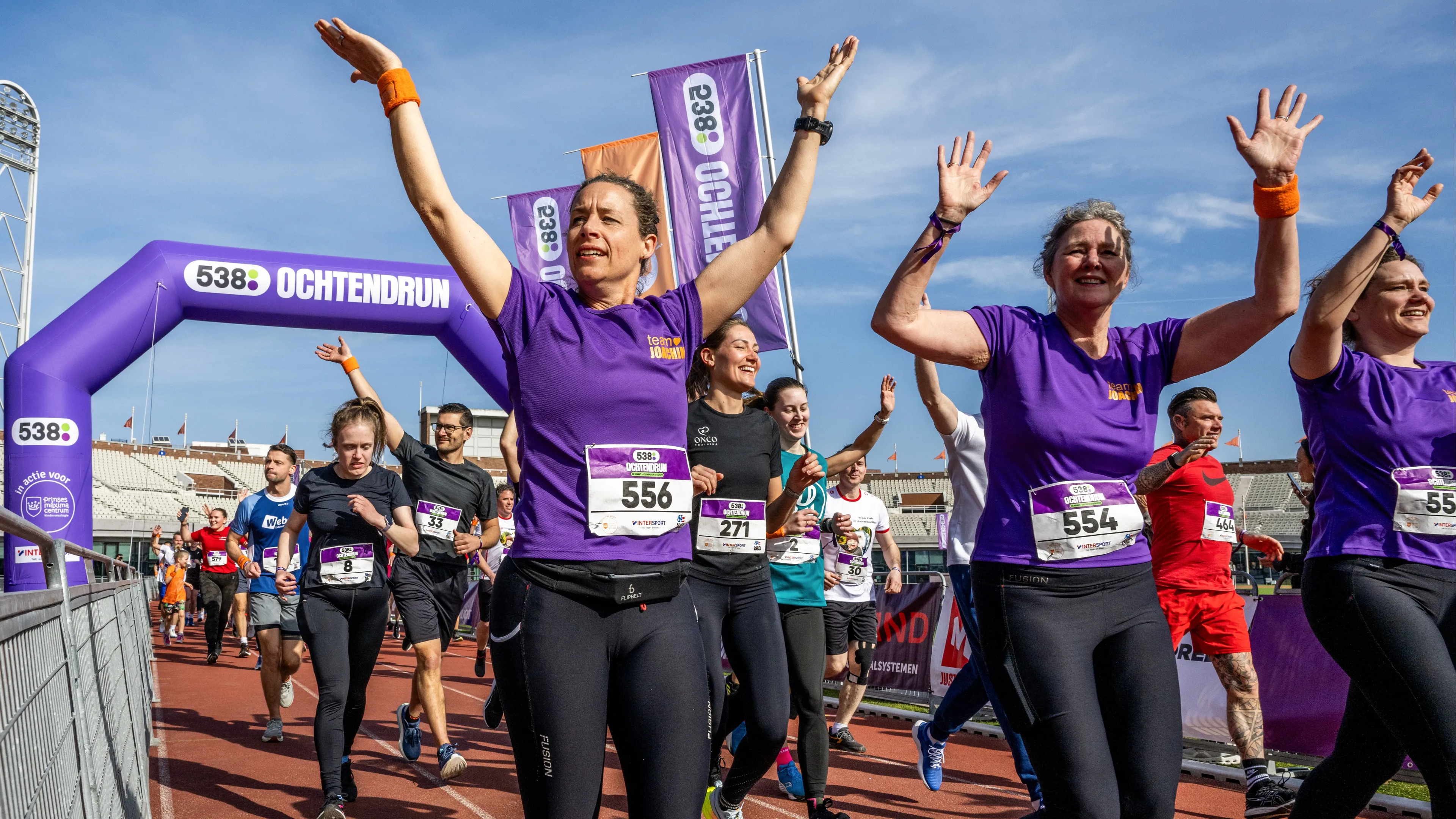 Tonnen opgehaald met 538 Ochtendrun voor kinderoncologie