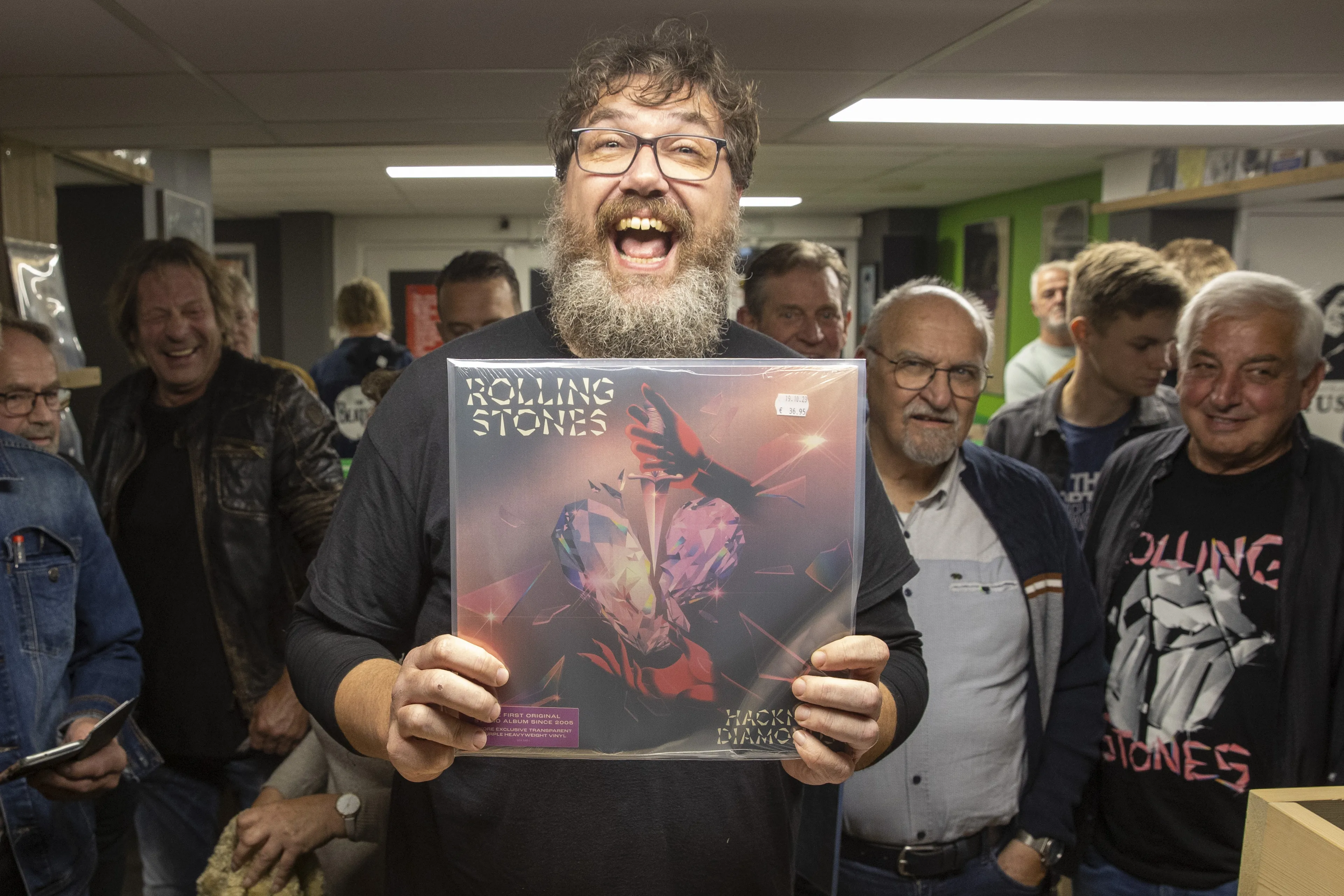 Platenzaken midden in de nacht open voor Rolling Stones-fans: 'Ruzie met m'n vrouw gehad'