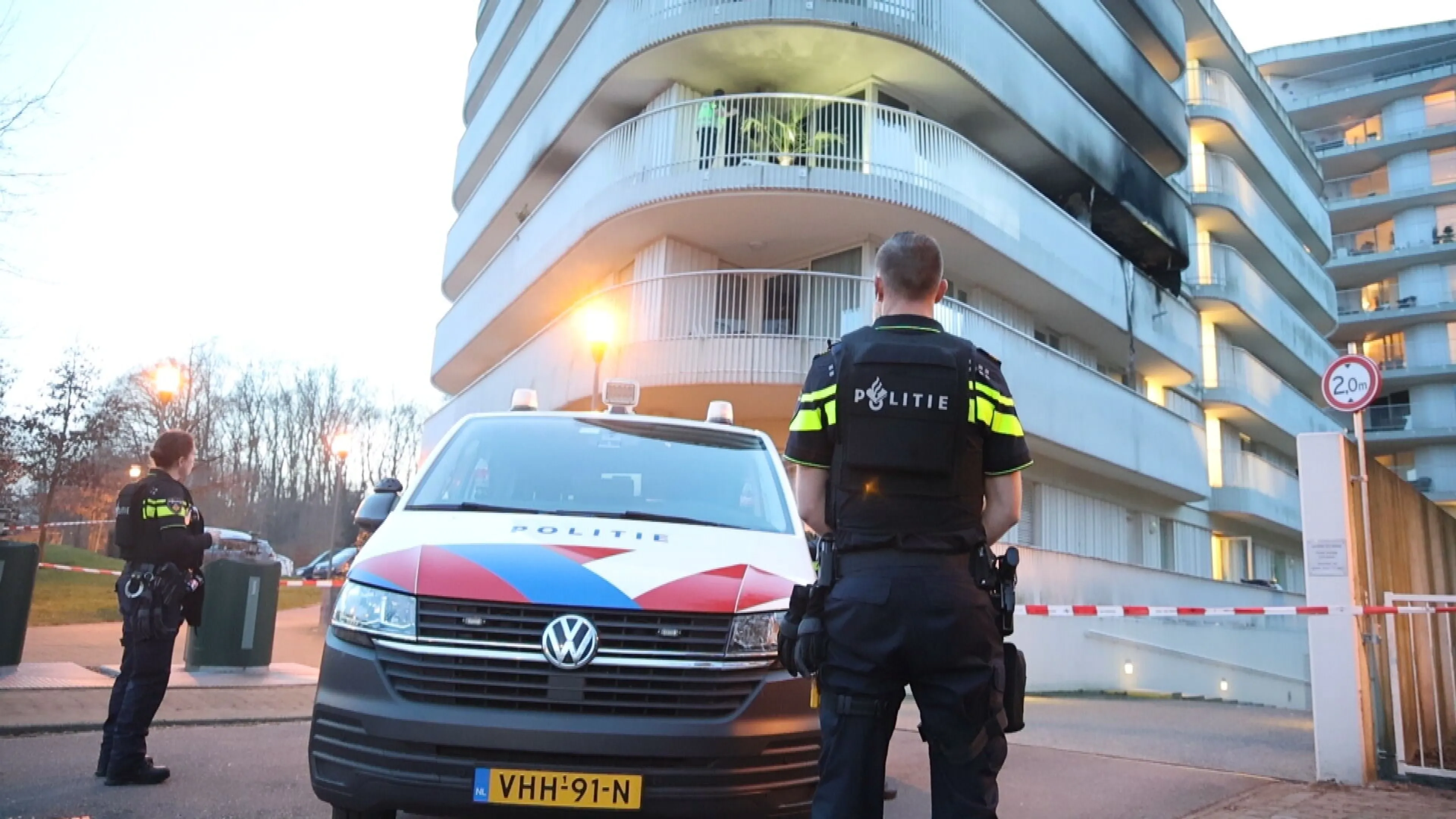 Twee mannen gezocht na brand in Heemstede, politie maakt zich zorgen
