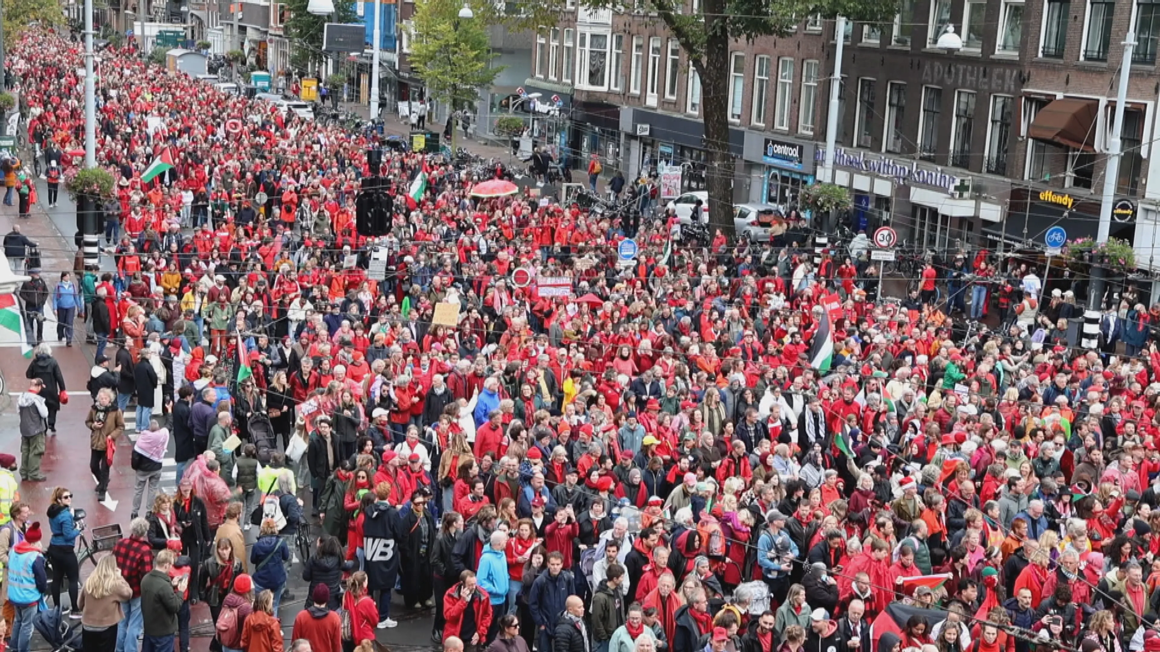 Organisatie: 250.000 bij Rode Lijn-protest in Amsterdam