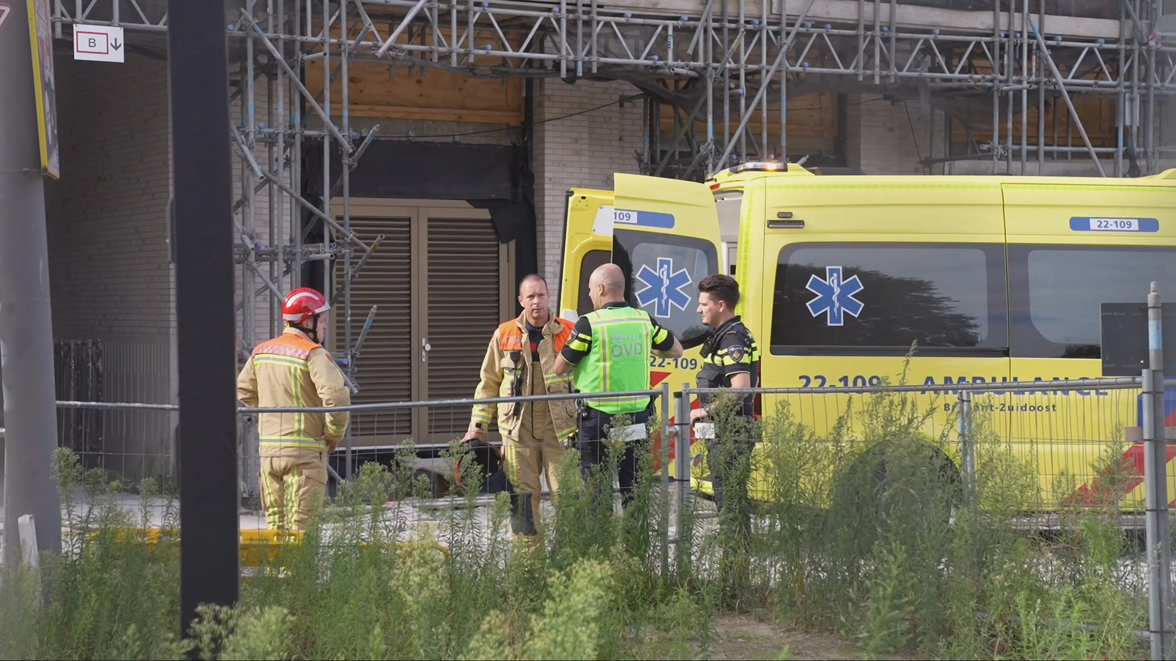 Lift valt plotseling tijdens bouwwerkzaamheden Eindhoven: monteur raakt zwaargewond