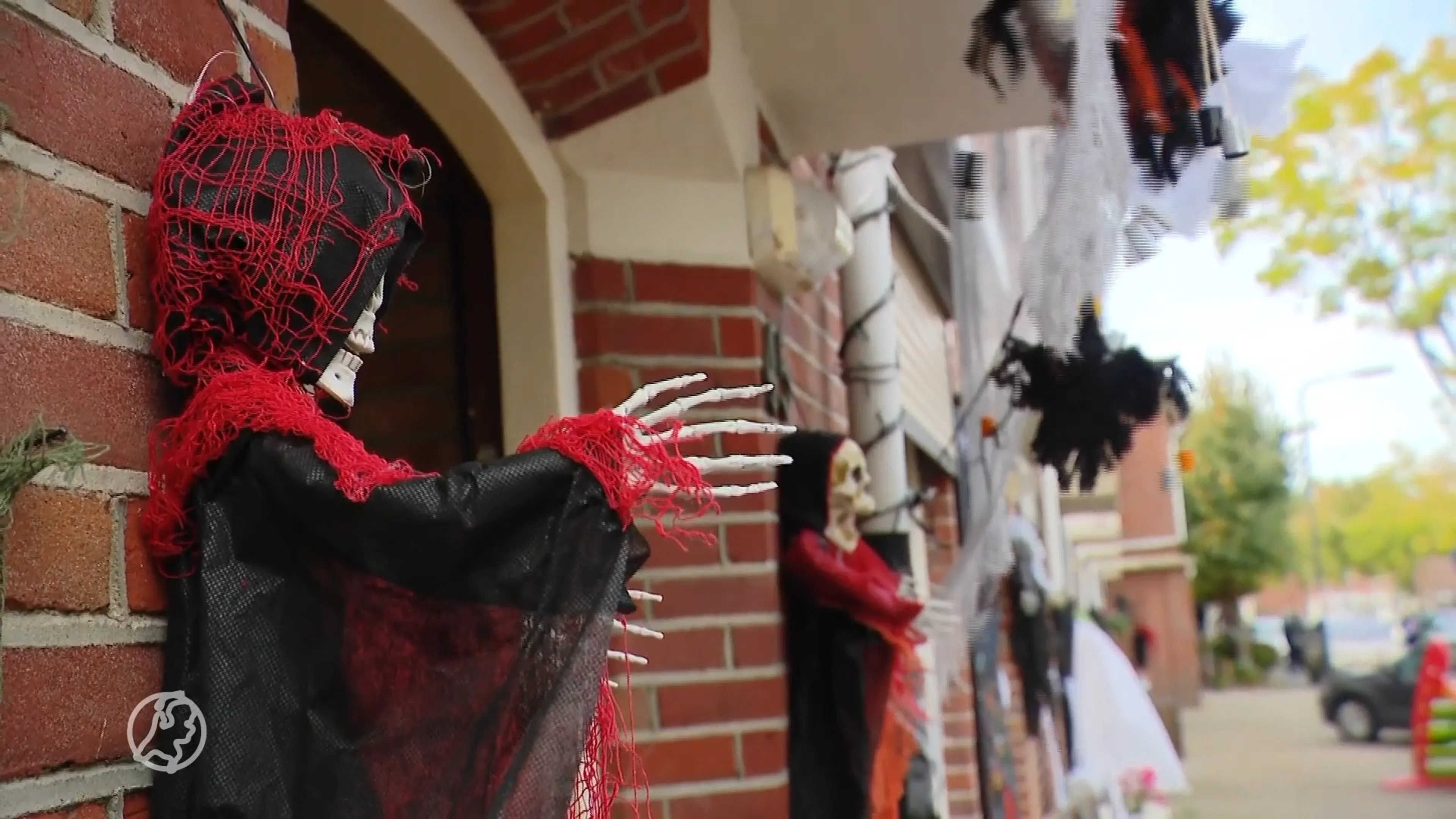 ZIEN: Bredase buurt verandert in horrorstraat rond Halloween