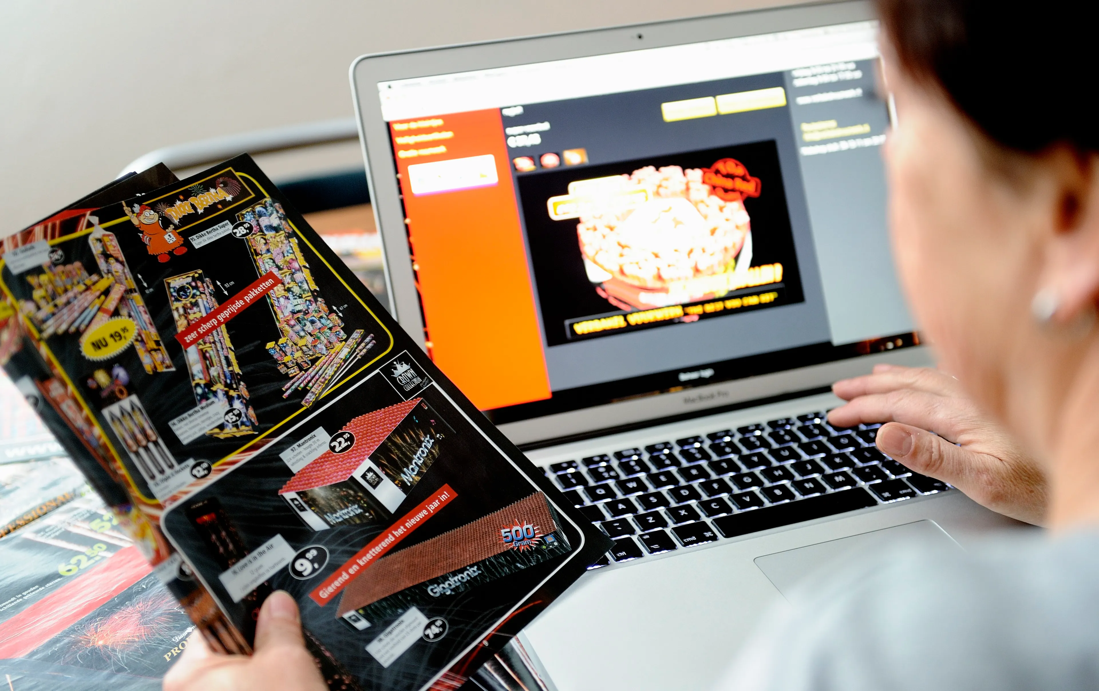 Online al flink meer vuurwerk verkocht dan in dezelfde periode vorig jaar