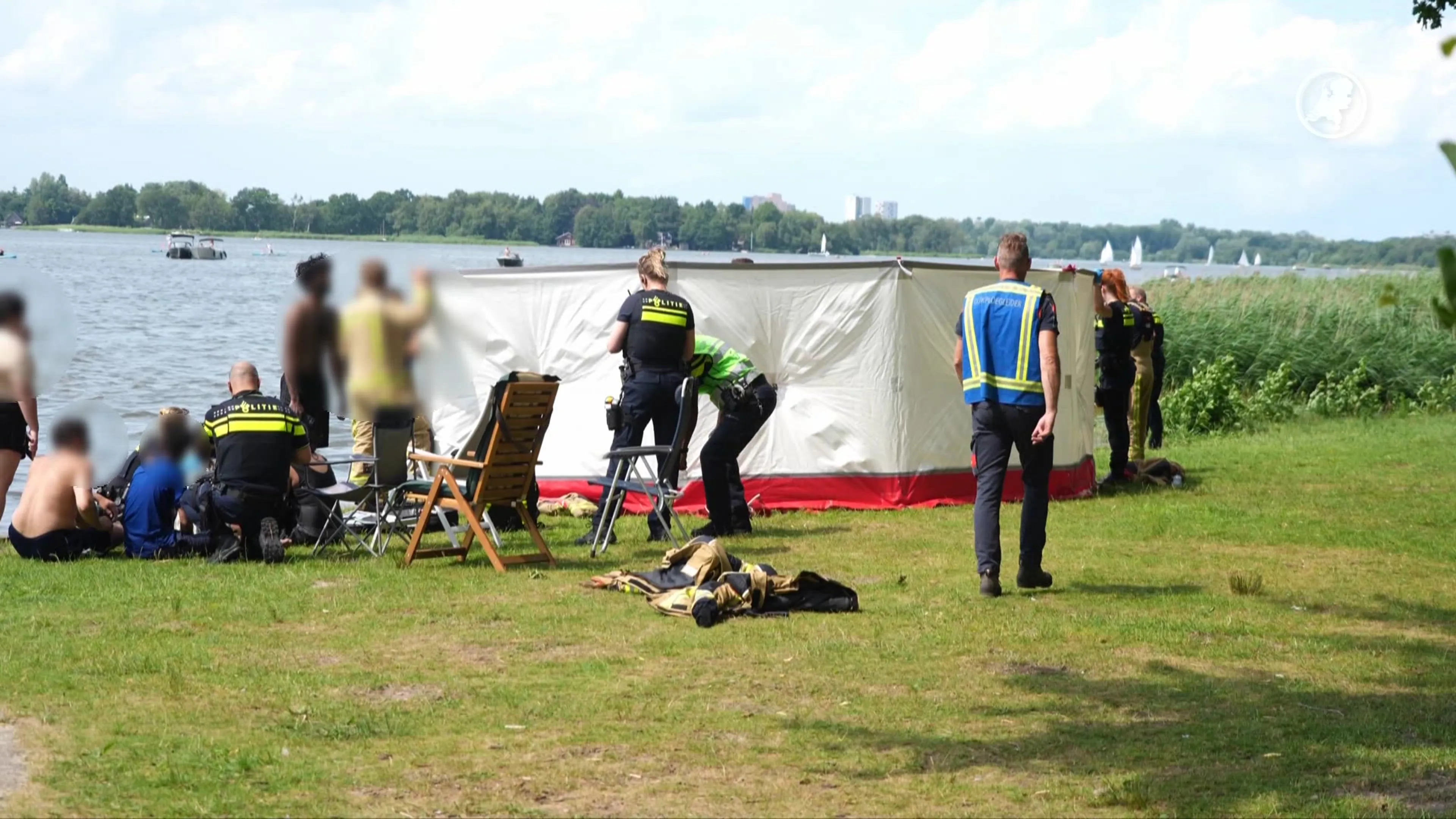 Man overlijdt na val van supboard in Groningse Haren 