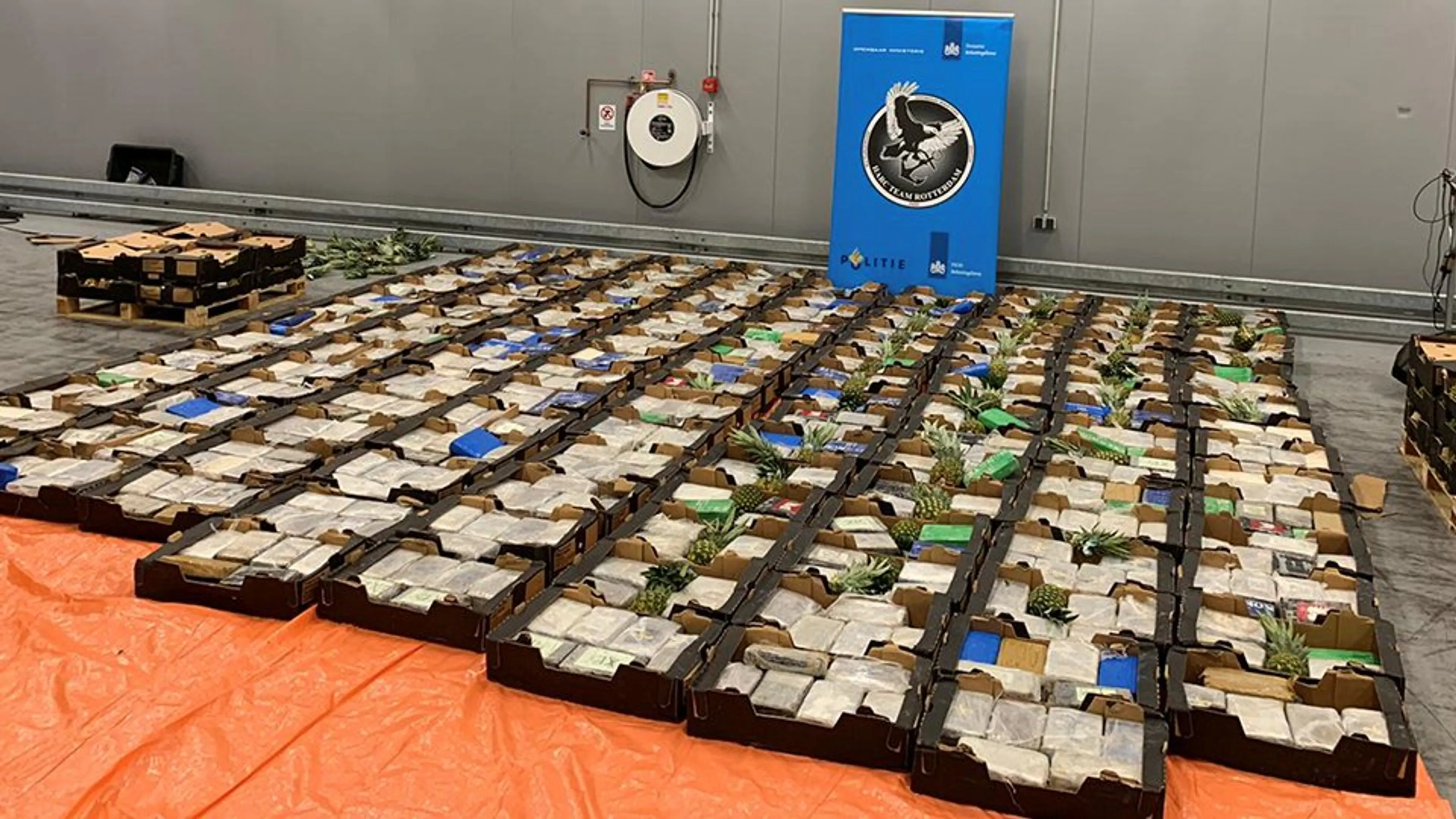 Douane onderschept ruim 1.500 kilo cocaïne met straatwaarde van zo'n 115 miljoen euro