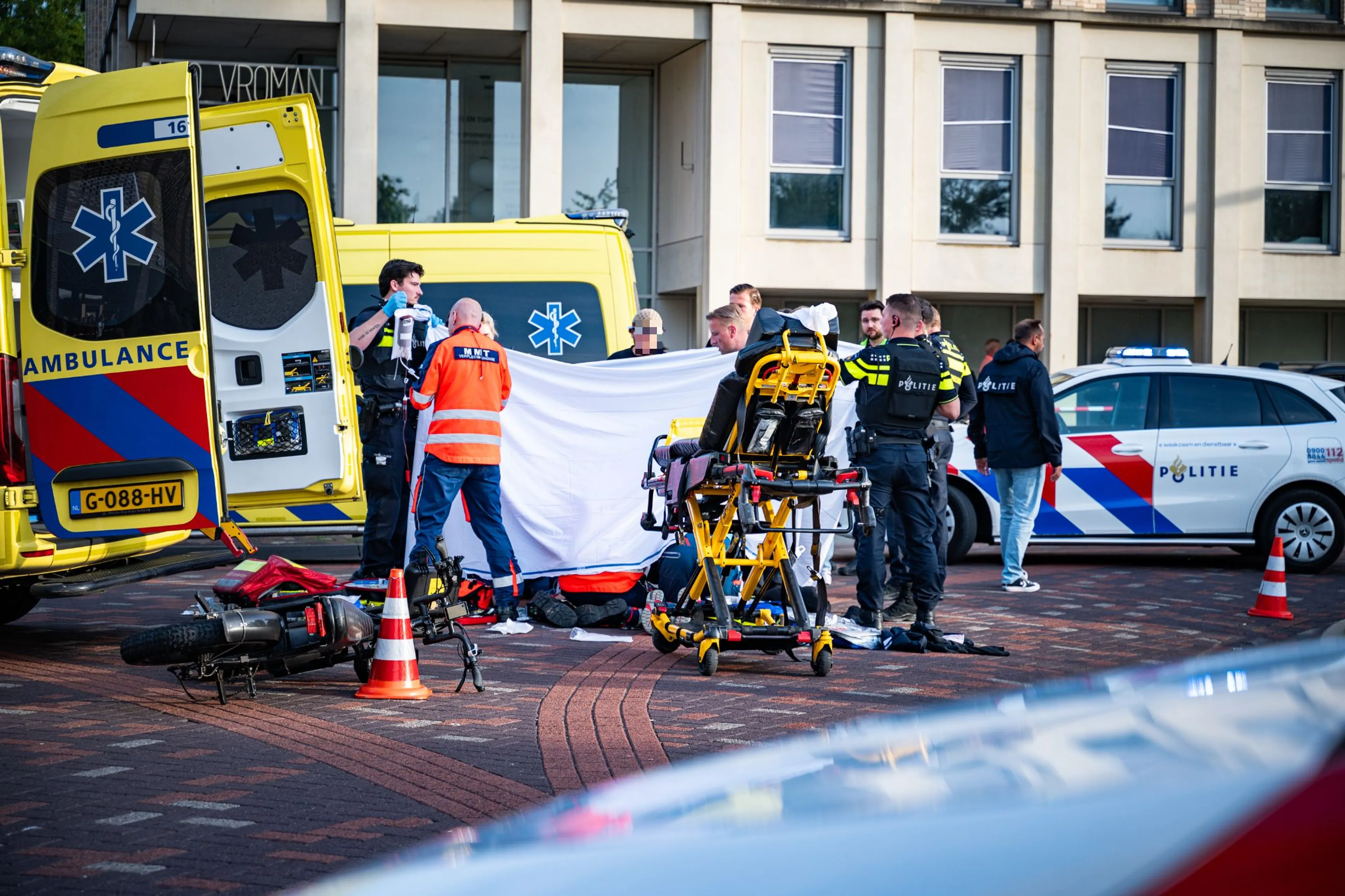 Man (25) gewond na schietpartij in Gouda, politie zoekt dader