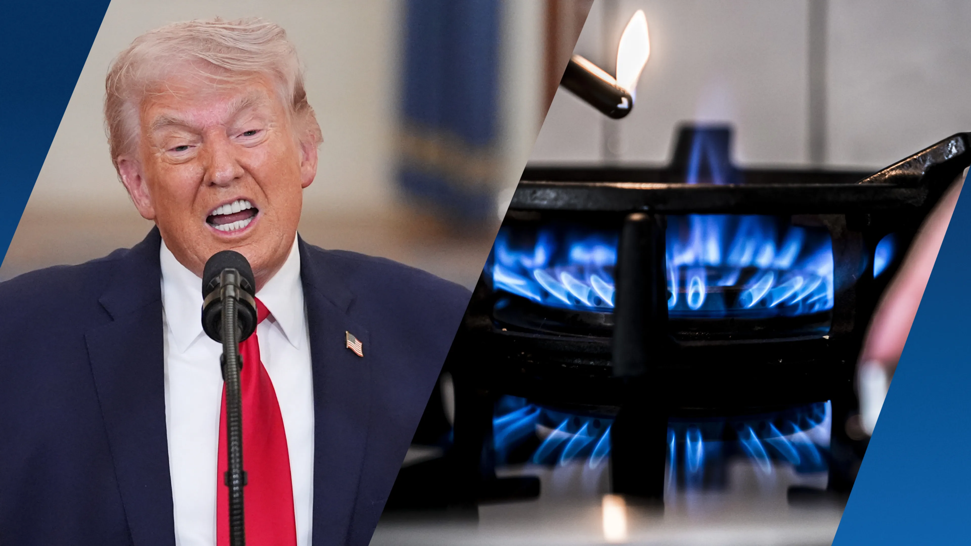 Europese gasprijs schiet omhoog na dreigende woorden Trump over Iran