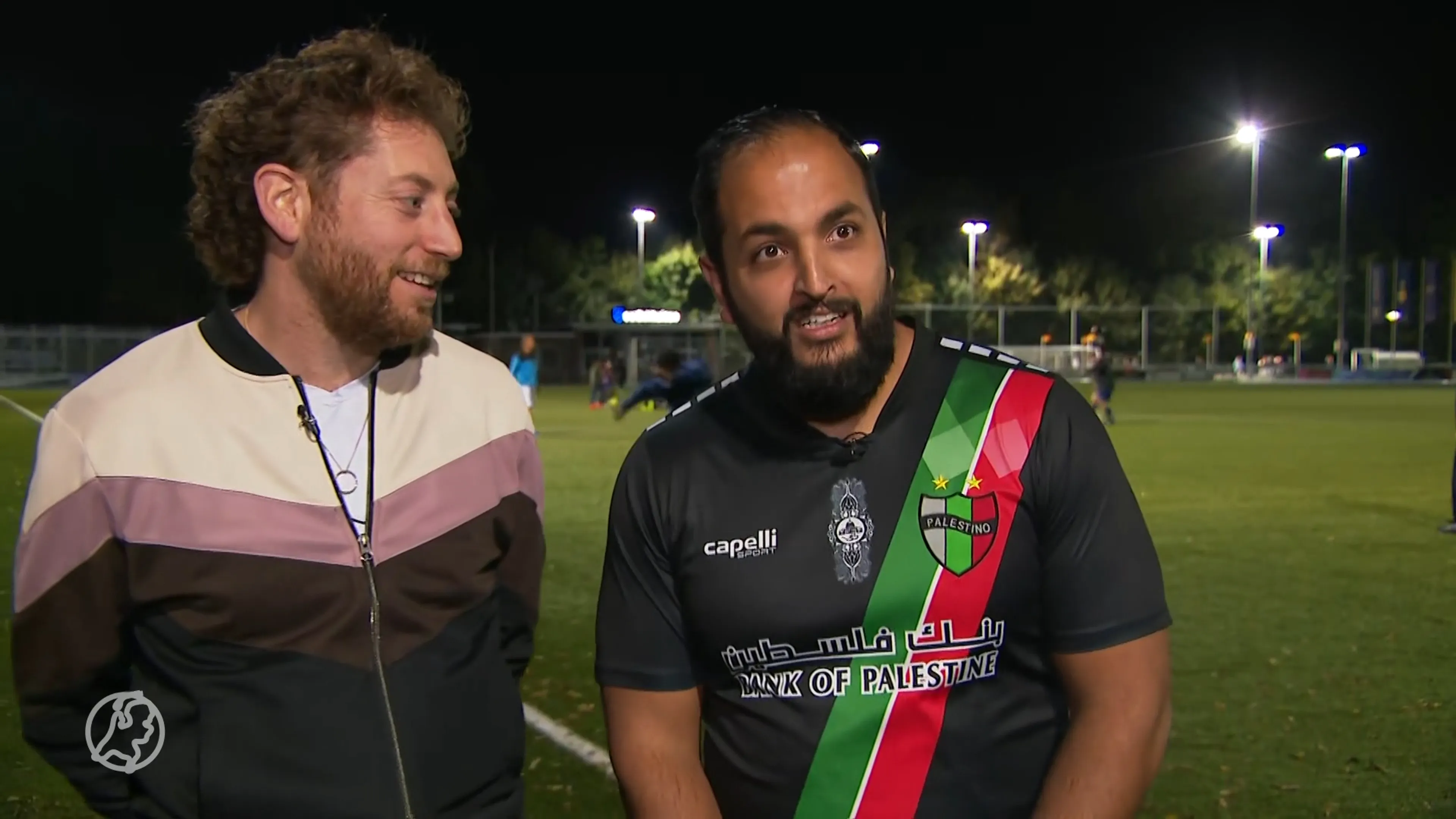 Joodse en Palestijnse voetbalvrienden geven samen gastlessen