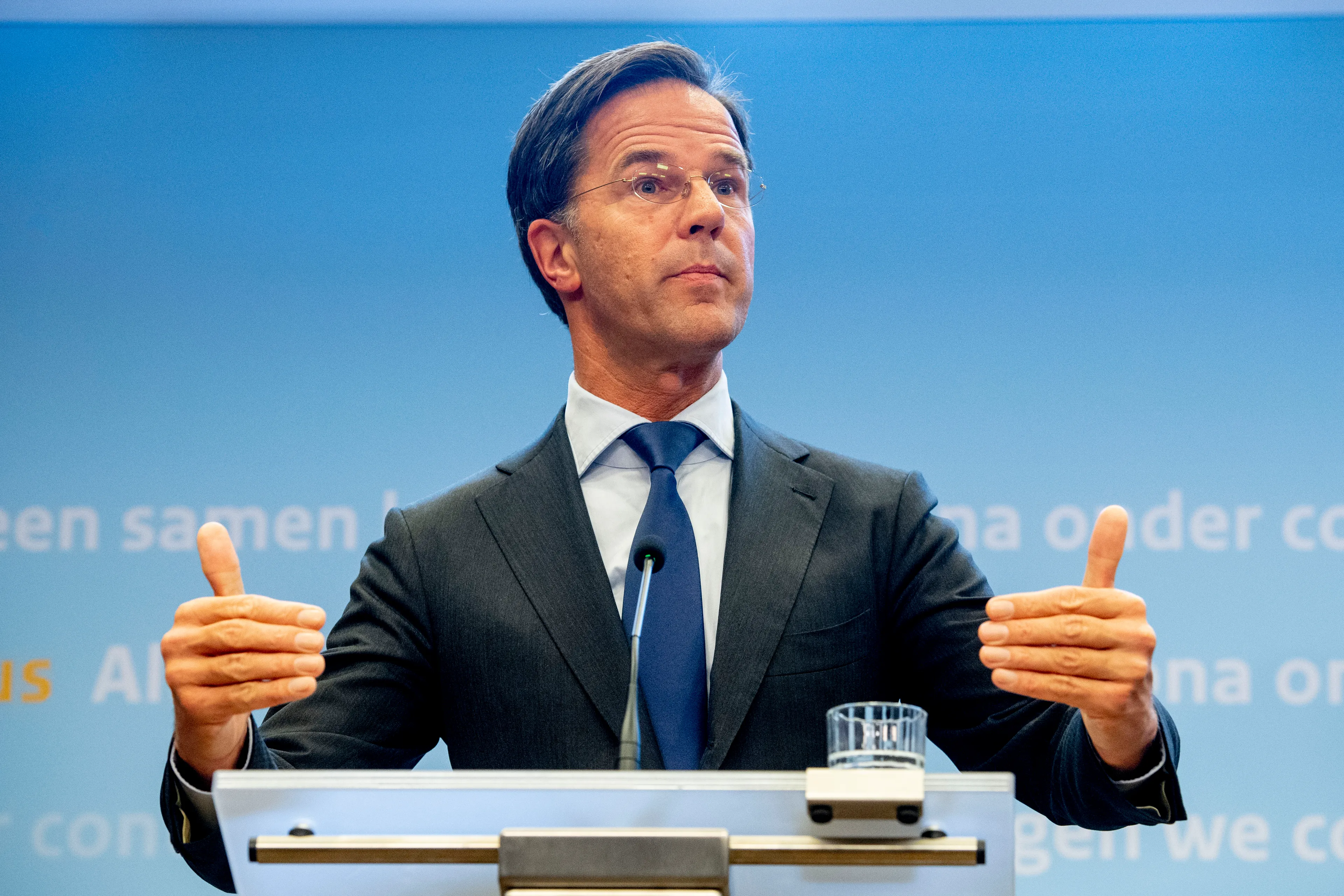 Persconferentie met premier Rutte over extra coronamaatregelen