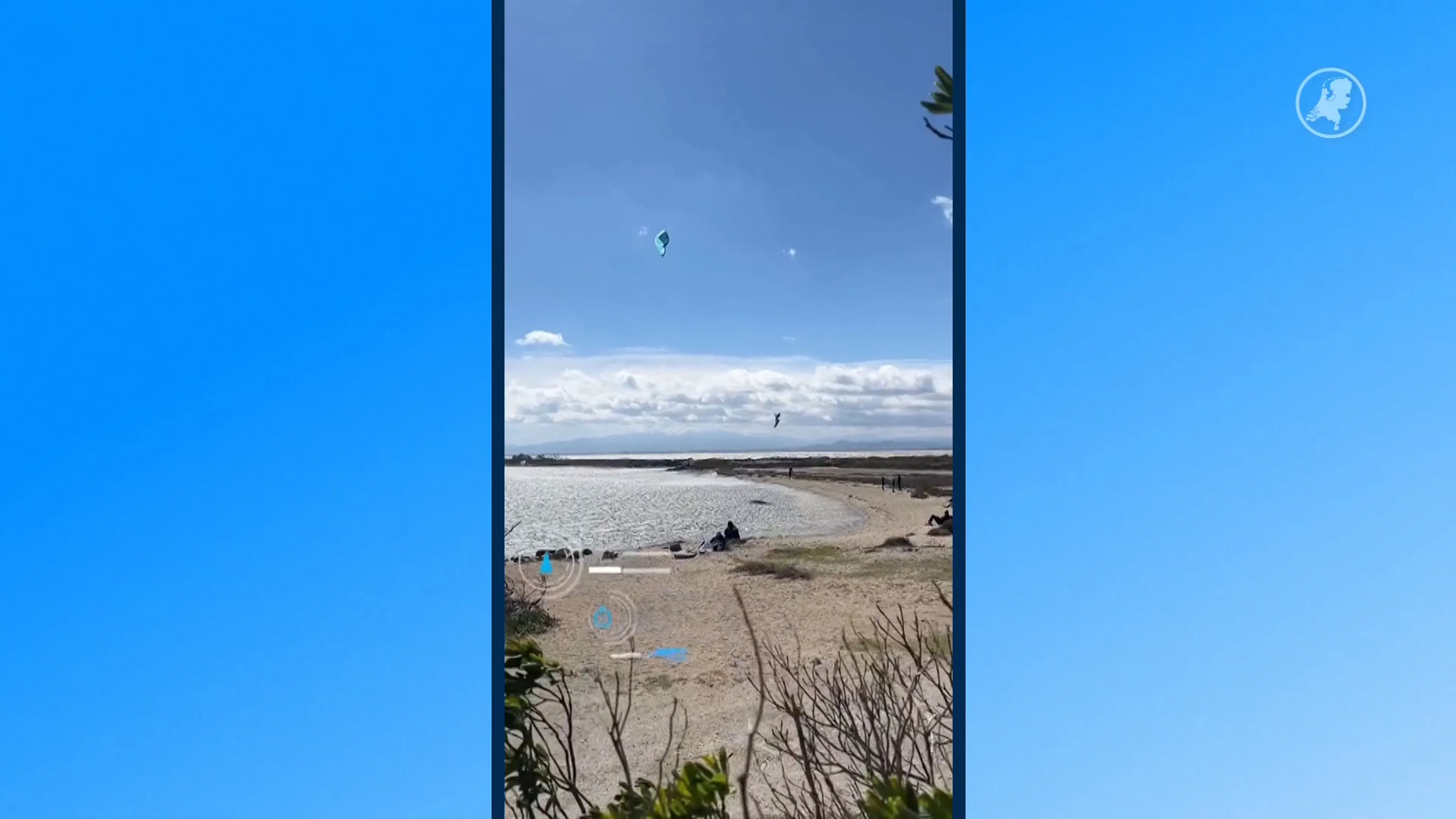 ZIEN: Kitesurfer Jamie verpulvert wereldrecord met sprong van 42 meter