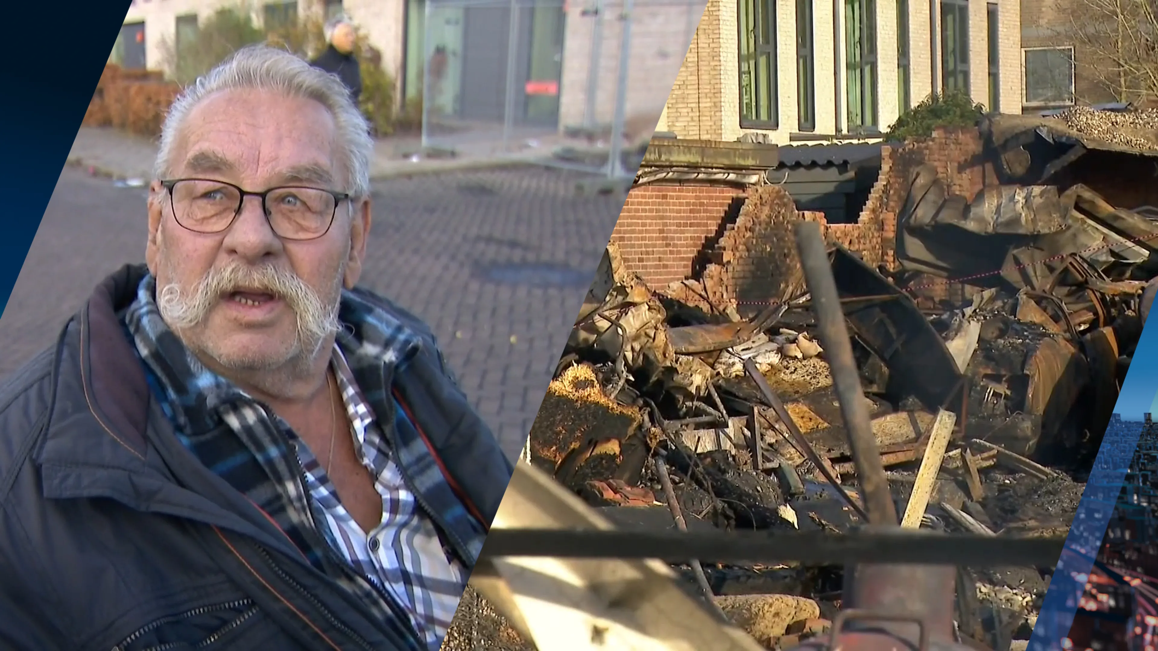 Verslagenheid bij eigenaren uitgebrande garageboxen Wolvega: 'Wel een traantje gelaten'