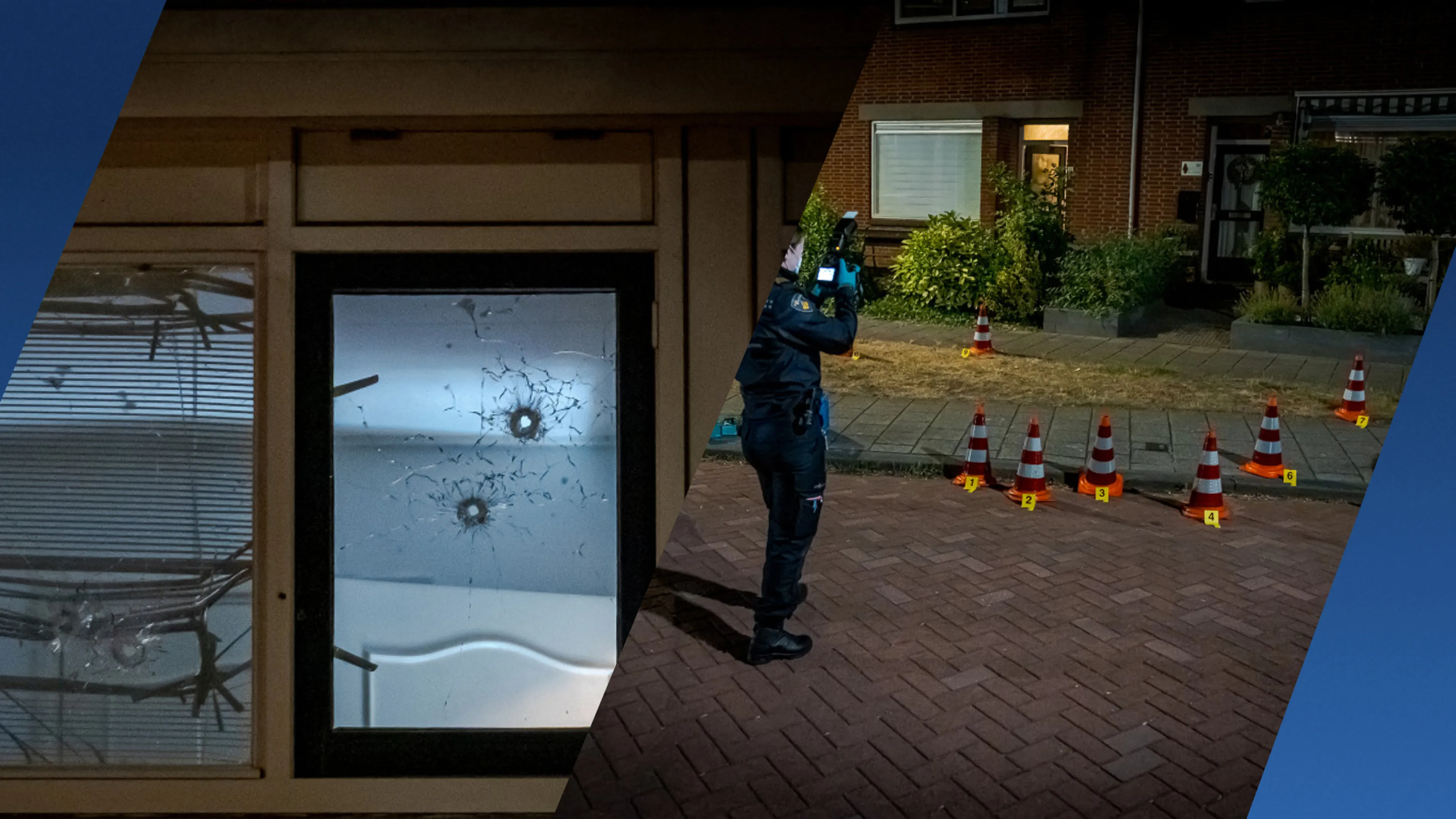 Woning in Poortugaal beschoten: politie zoekt twee verdachten