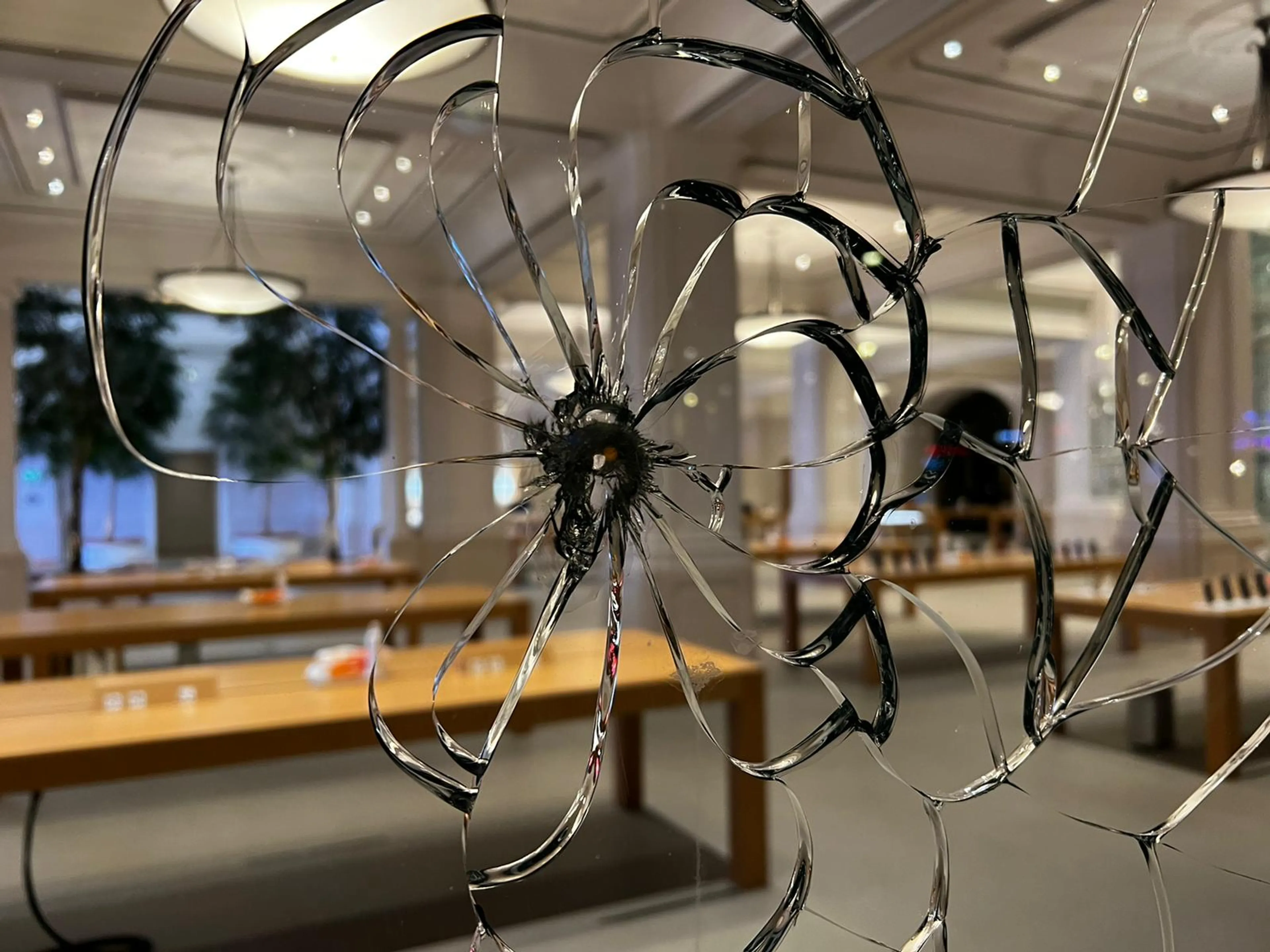 Politie zoekt meer mensen die tijdens gijzeling vastzaten in Apple Store