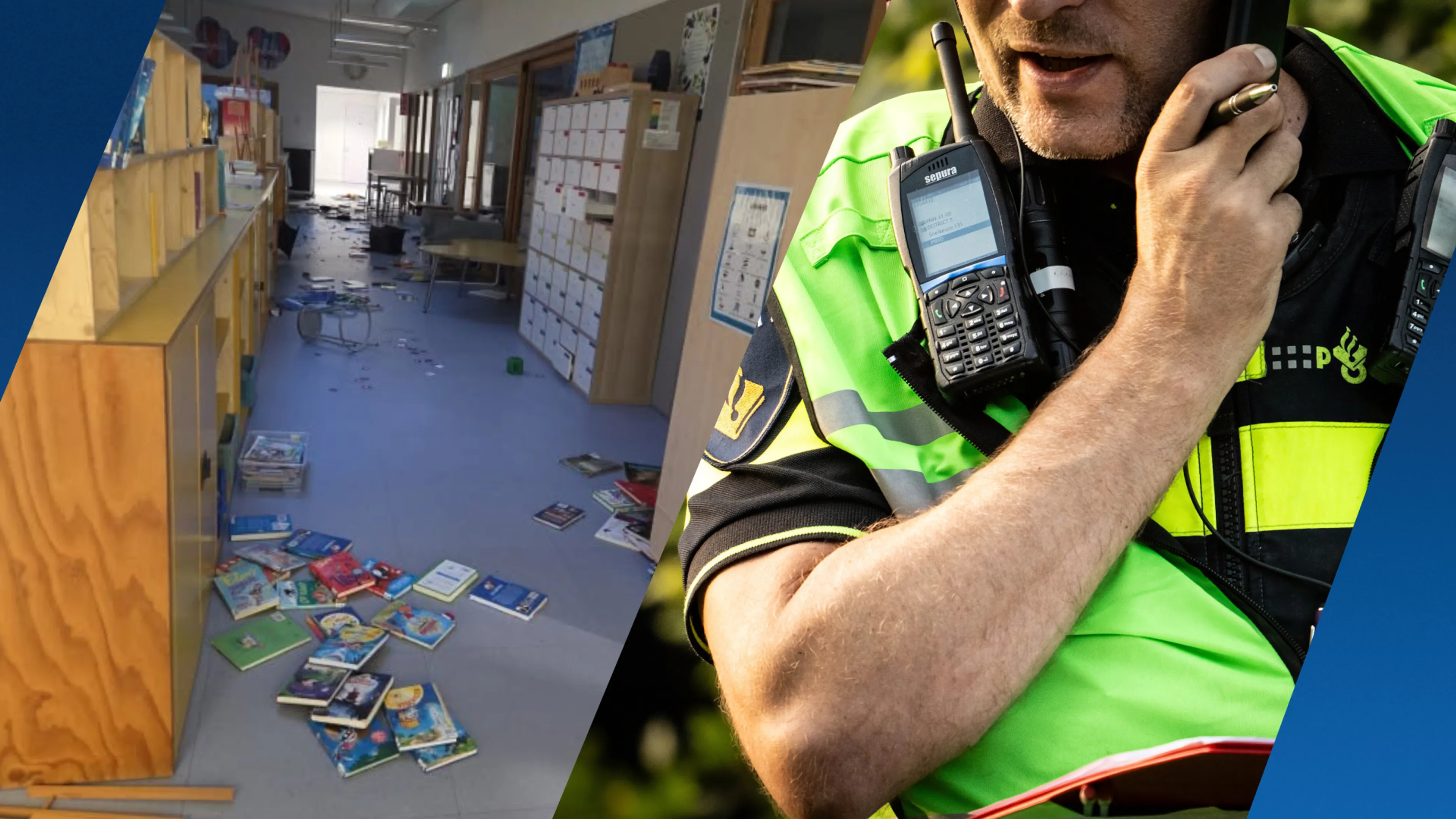Grote ravage op basisschool in Mierlo, politie zoekt groep jongeren