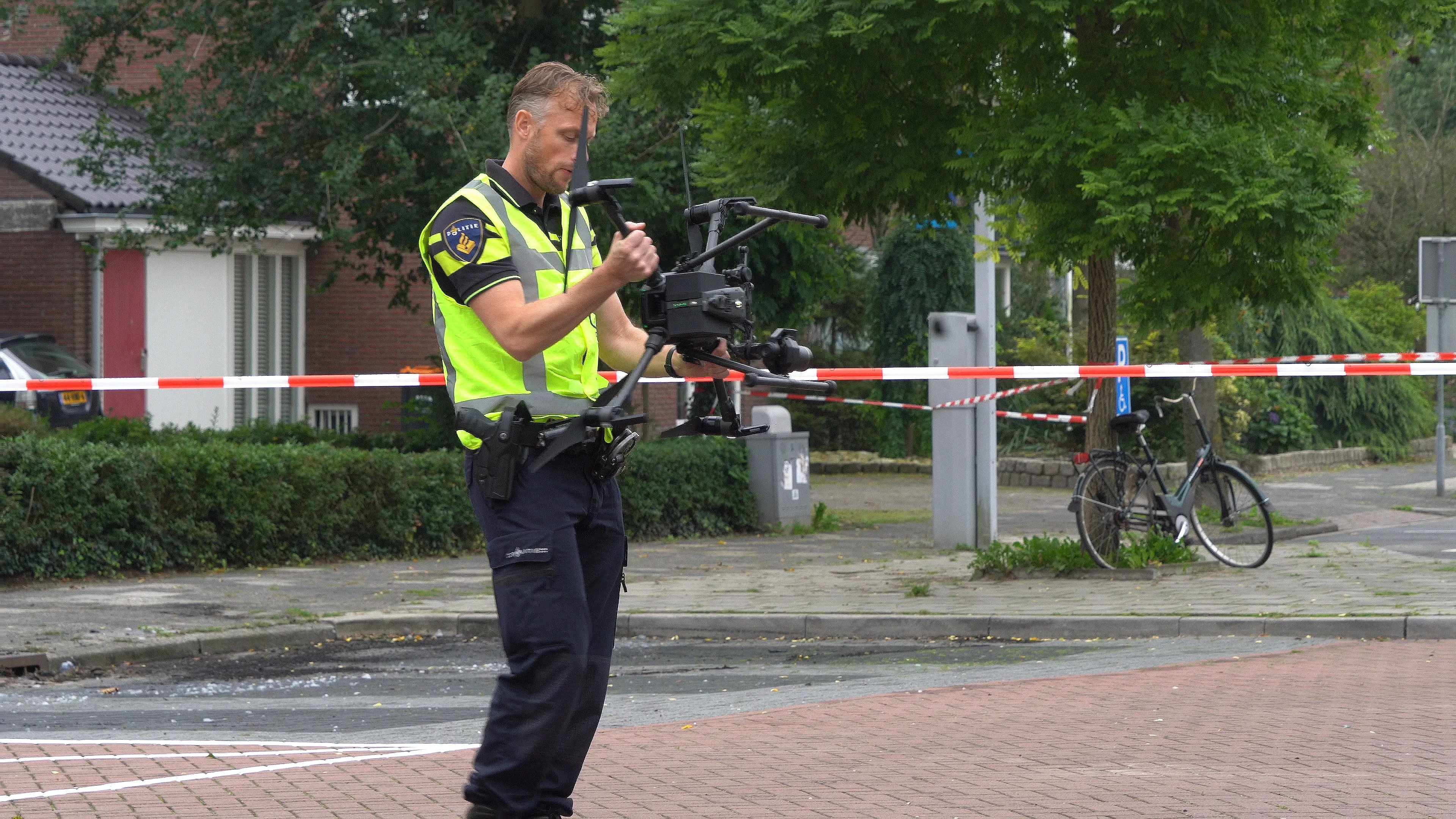 Politie experimenteert met drones: incidenten gefilmd vanuit de lucht