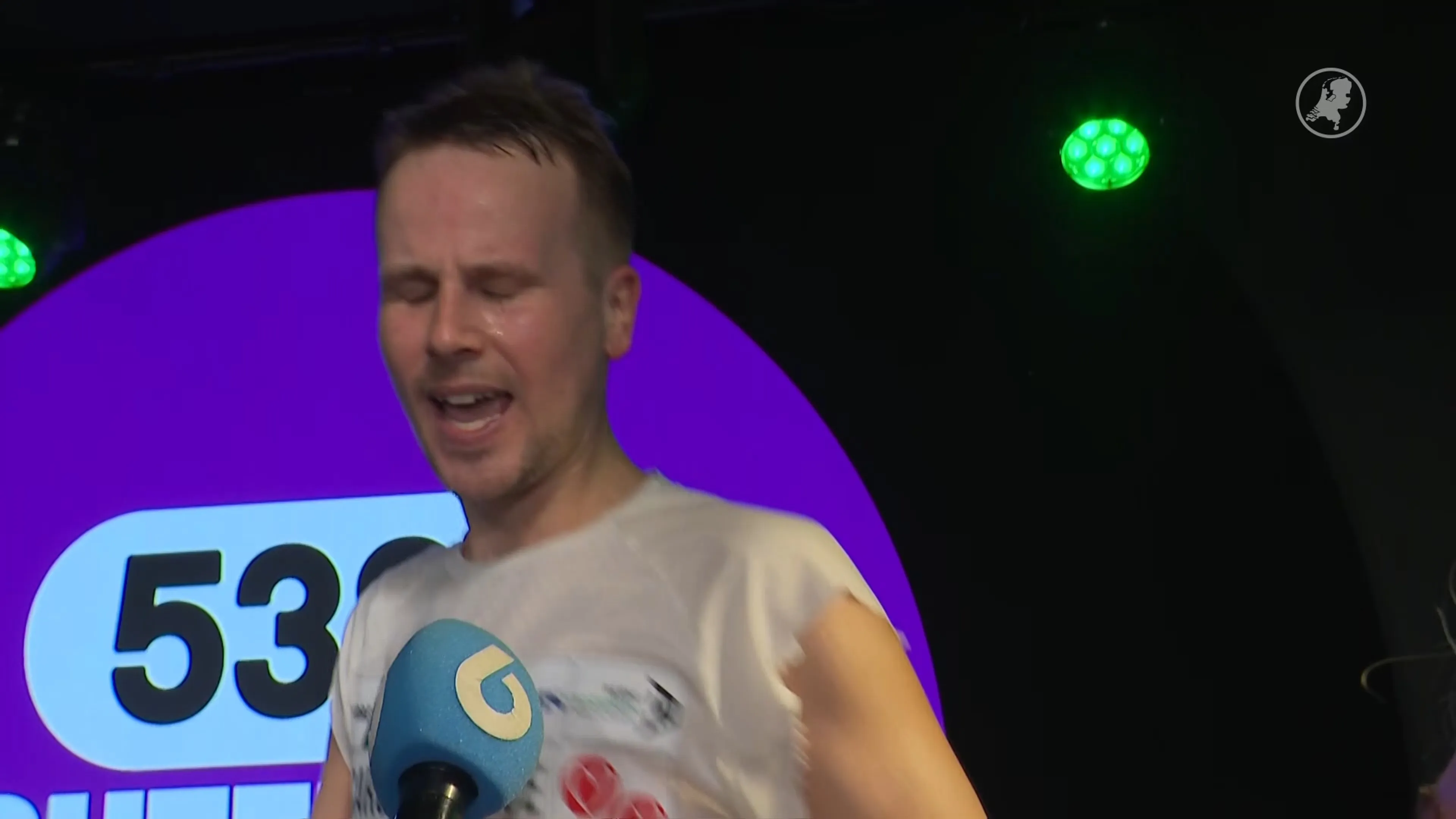 Jeroen begonnen aan loodzware sponsorloop: 538 kilometer in de studio