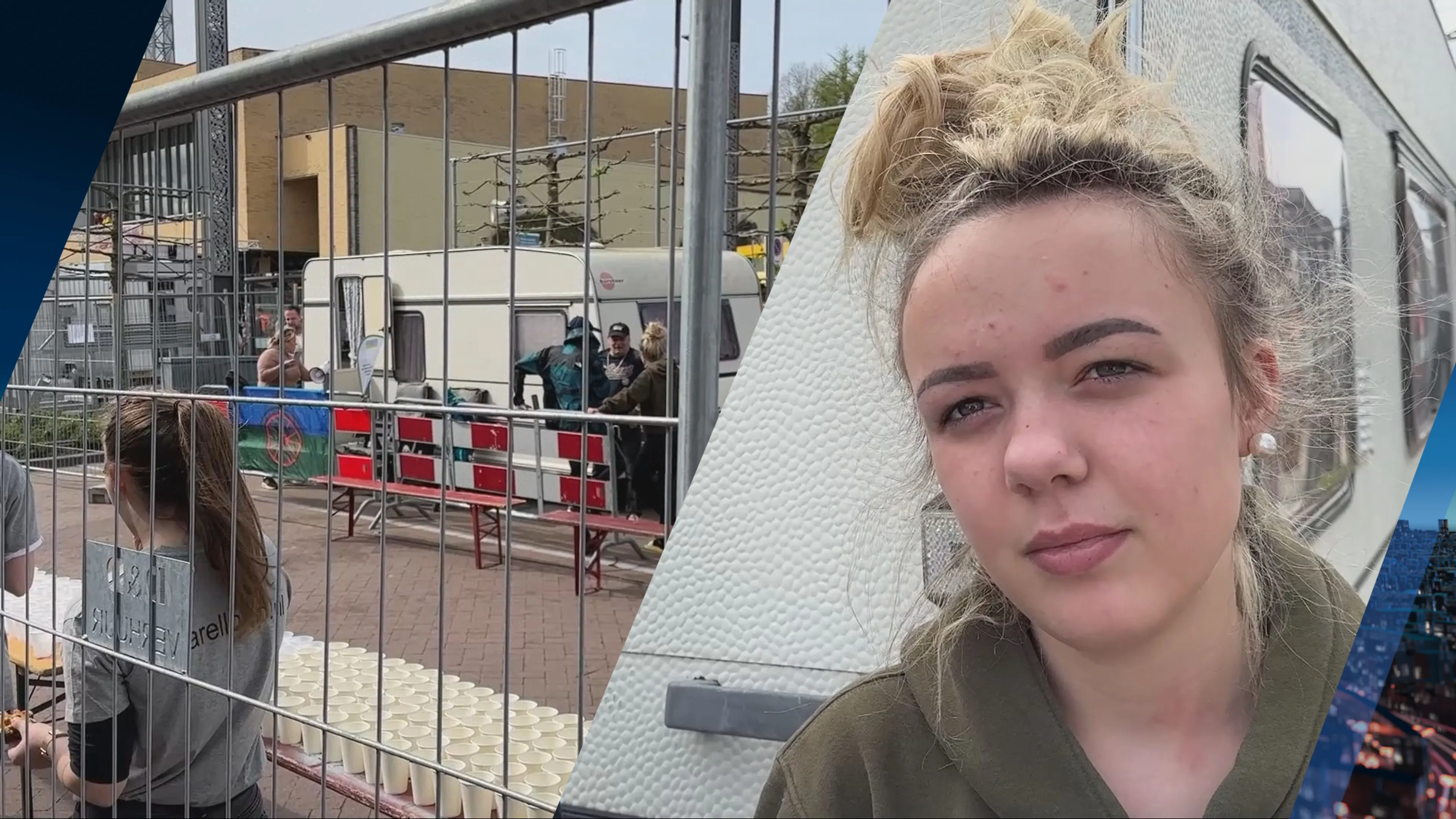 Woonwagenfamilie opgesloten door hekken bij hardloopevenement: 'Ik kon nergens naartoe!'
