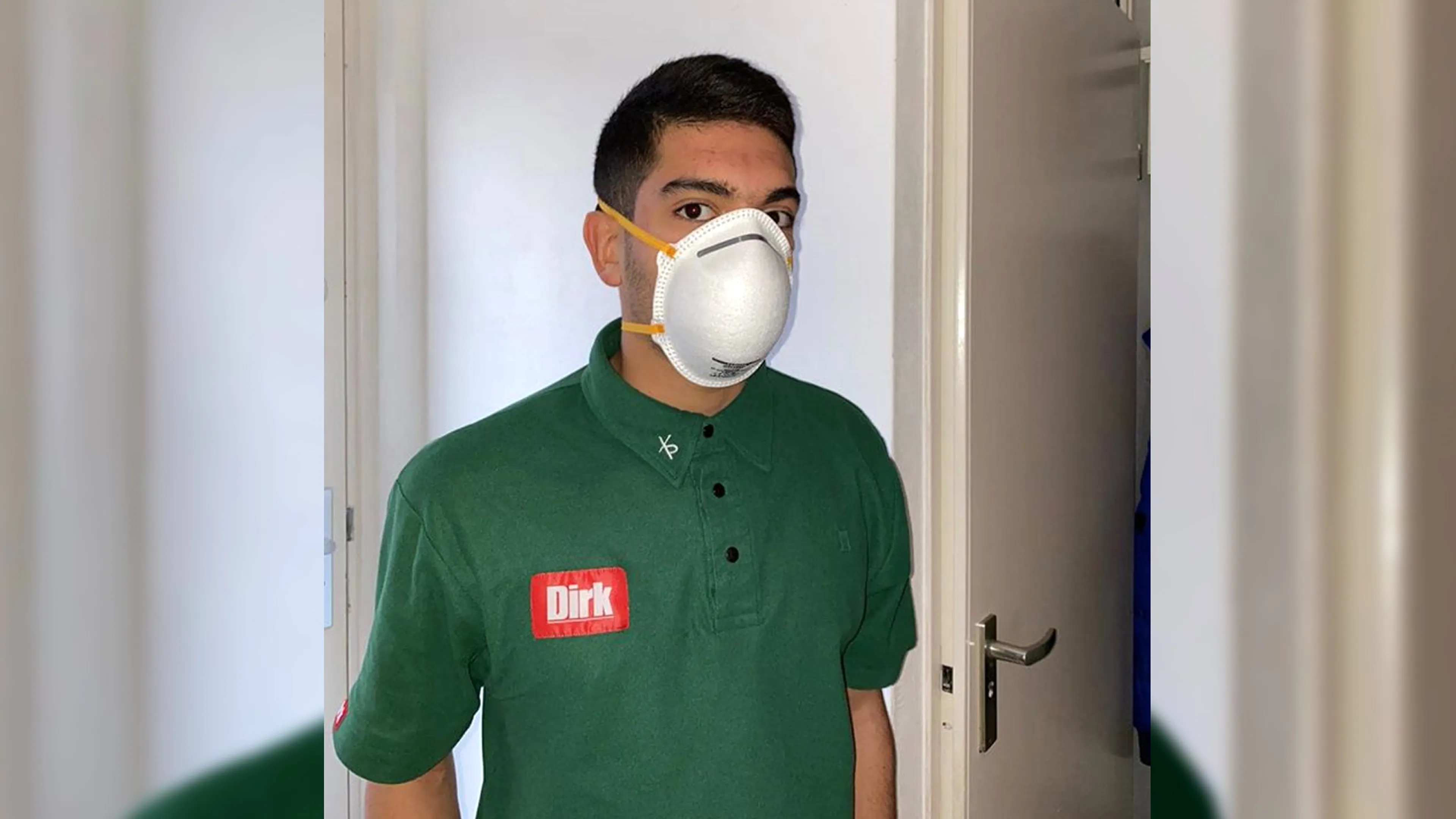 Vakkenvuller Maarten wordt naar huis gestuurd om dragen van mondkapje