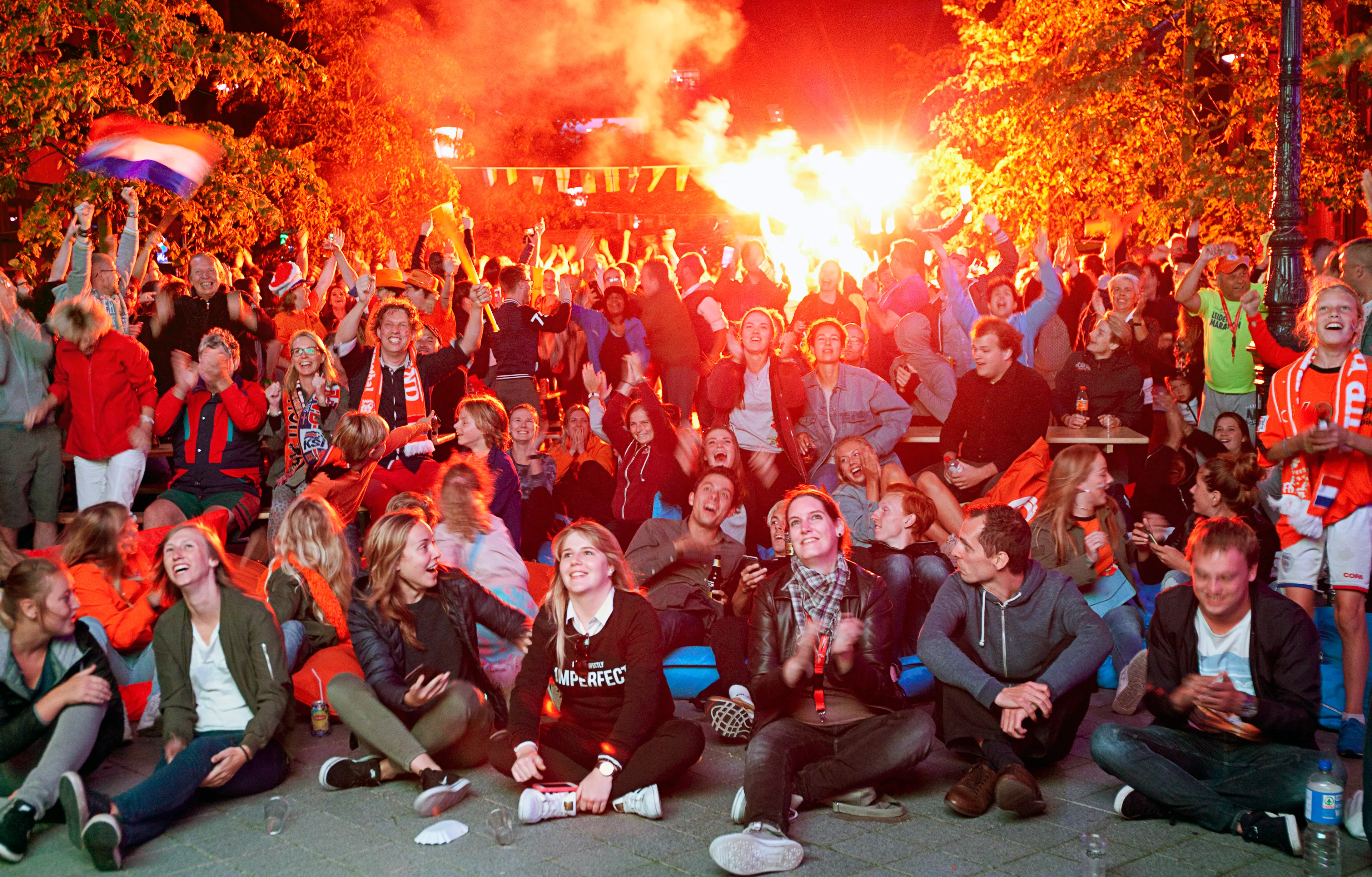 Oranjefans in Boedapest krijgen in fanzone, inclusief entertainment