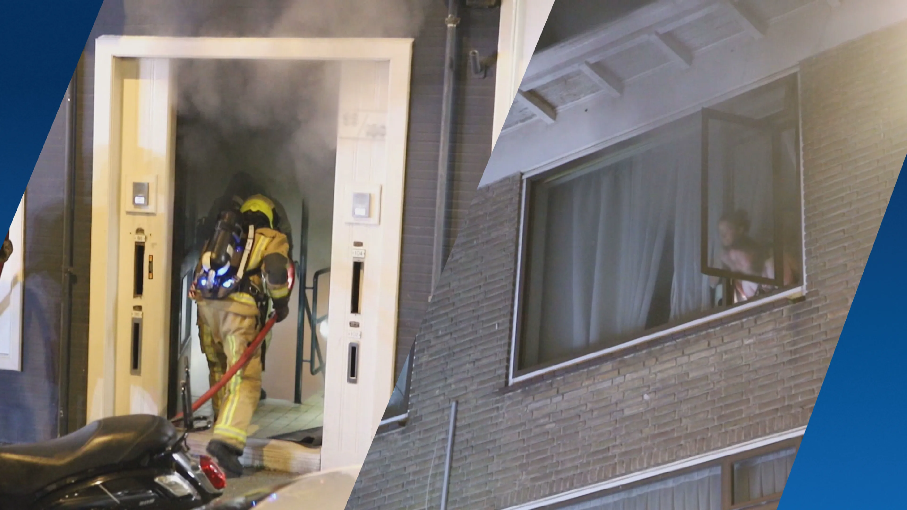 Meerdere bewoners en katten gered na kelderbrand in Haagse portiekflat