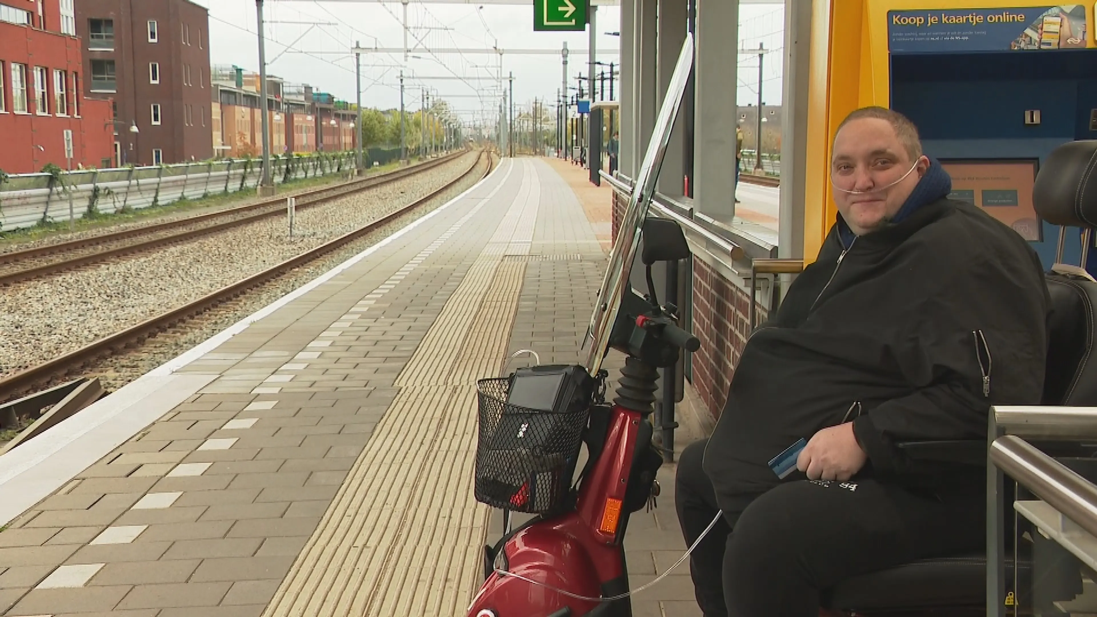 NS laat longpatiënt Bas bijna stikken: 'Niet ons probleem'