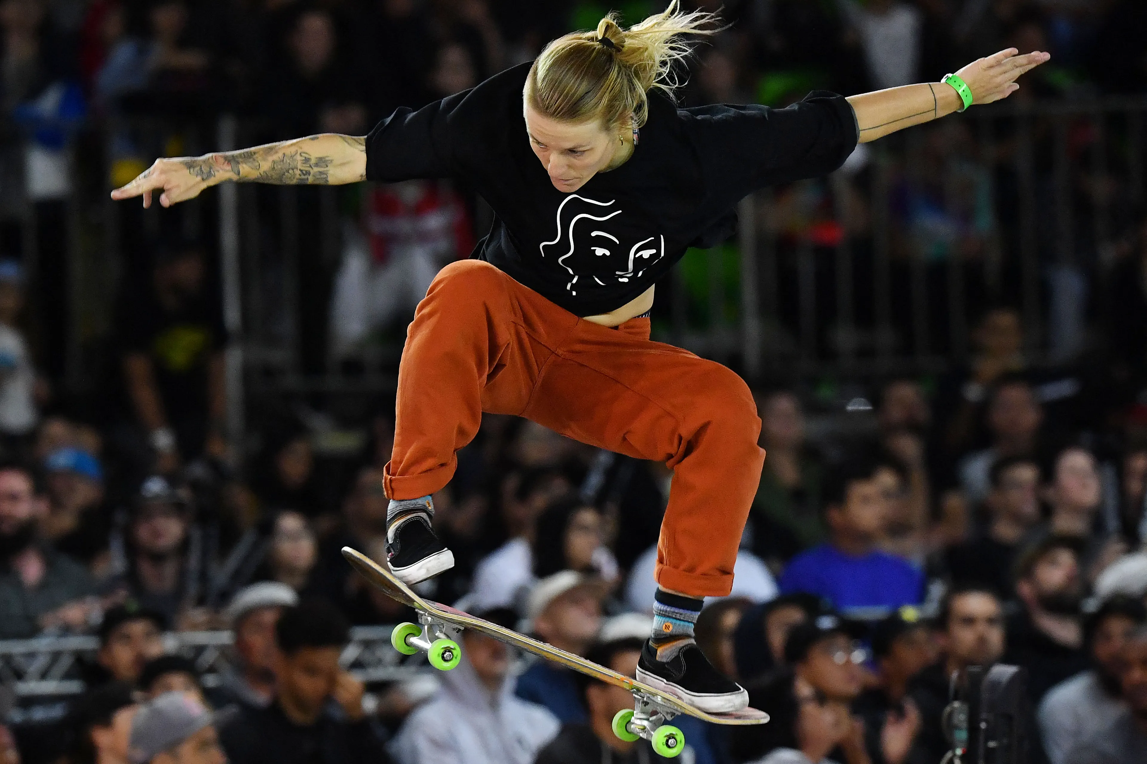 Skateboardster Jacobs test in Tokio positief op corona en mist de Spelen