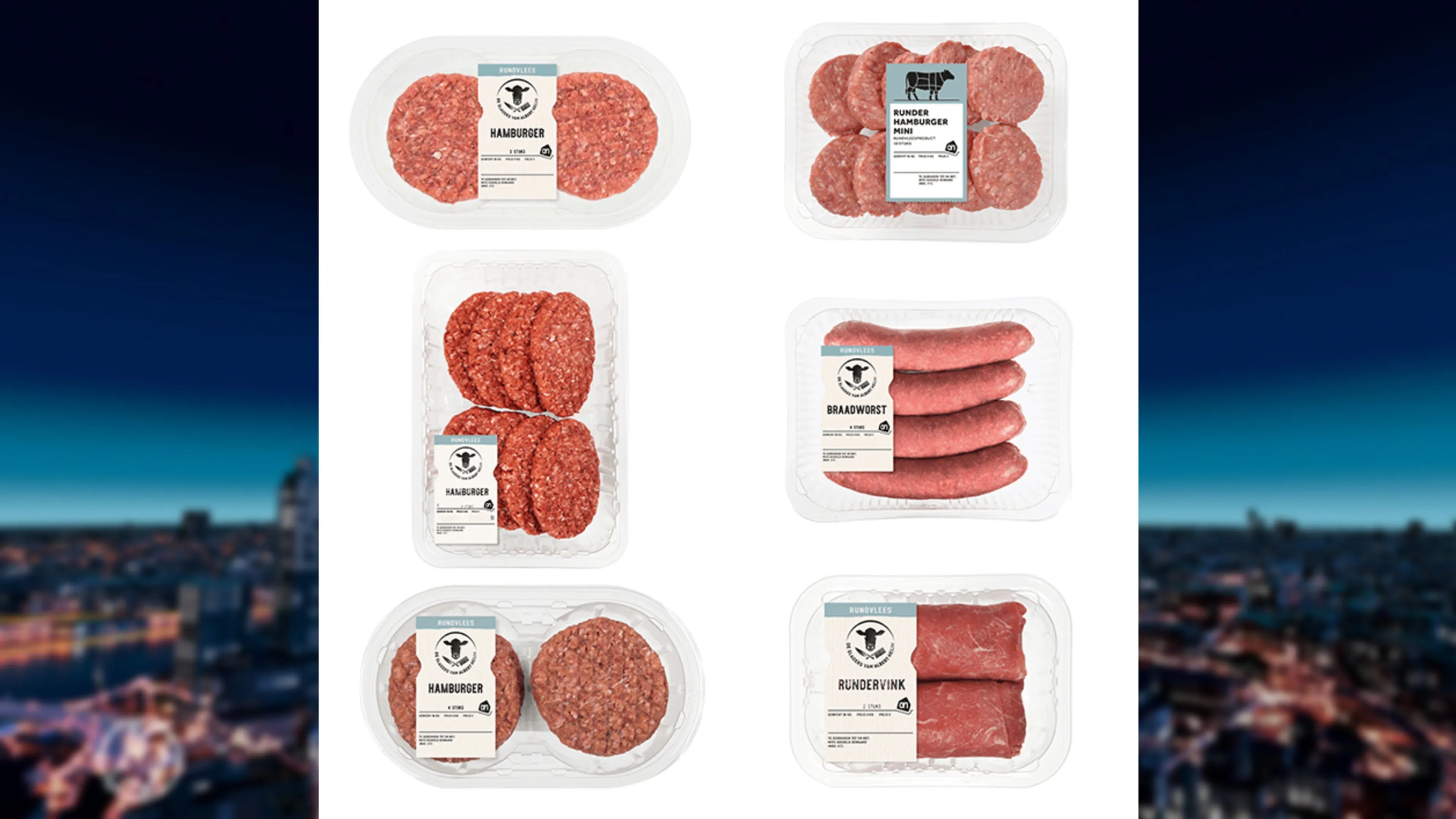 Albert Heijn waarschuwt: poepbacterie gevonden op hamburgers, braadworsten en rundervinken