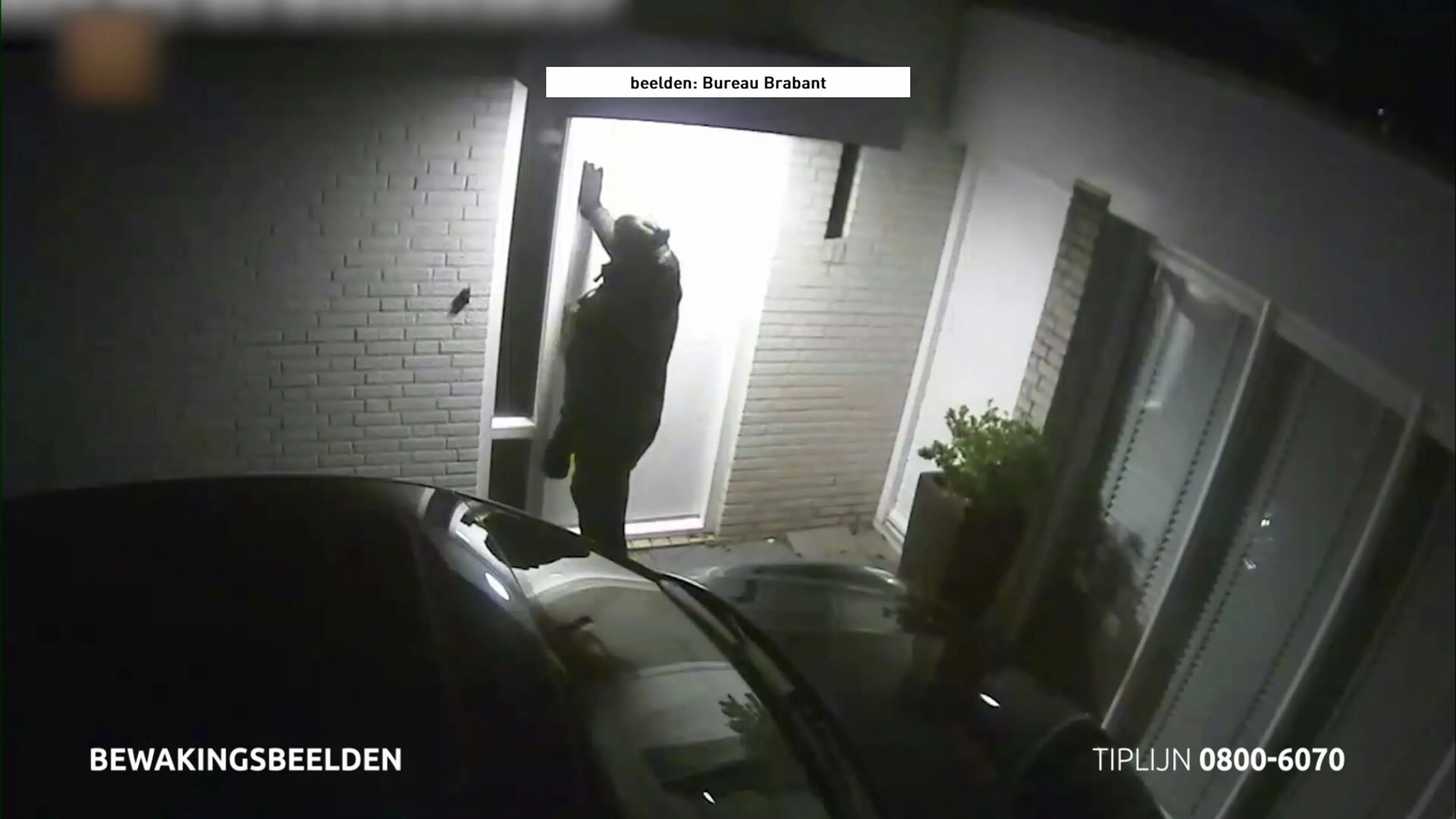 Inbreker probeert camerabeelden van zichzelf te vernietigen, politie duikt ze toch op