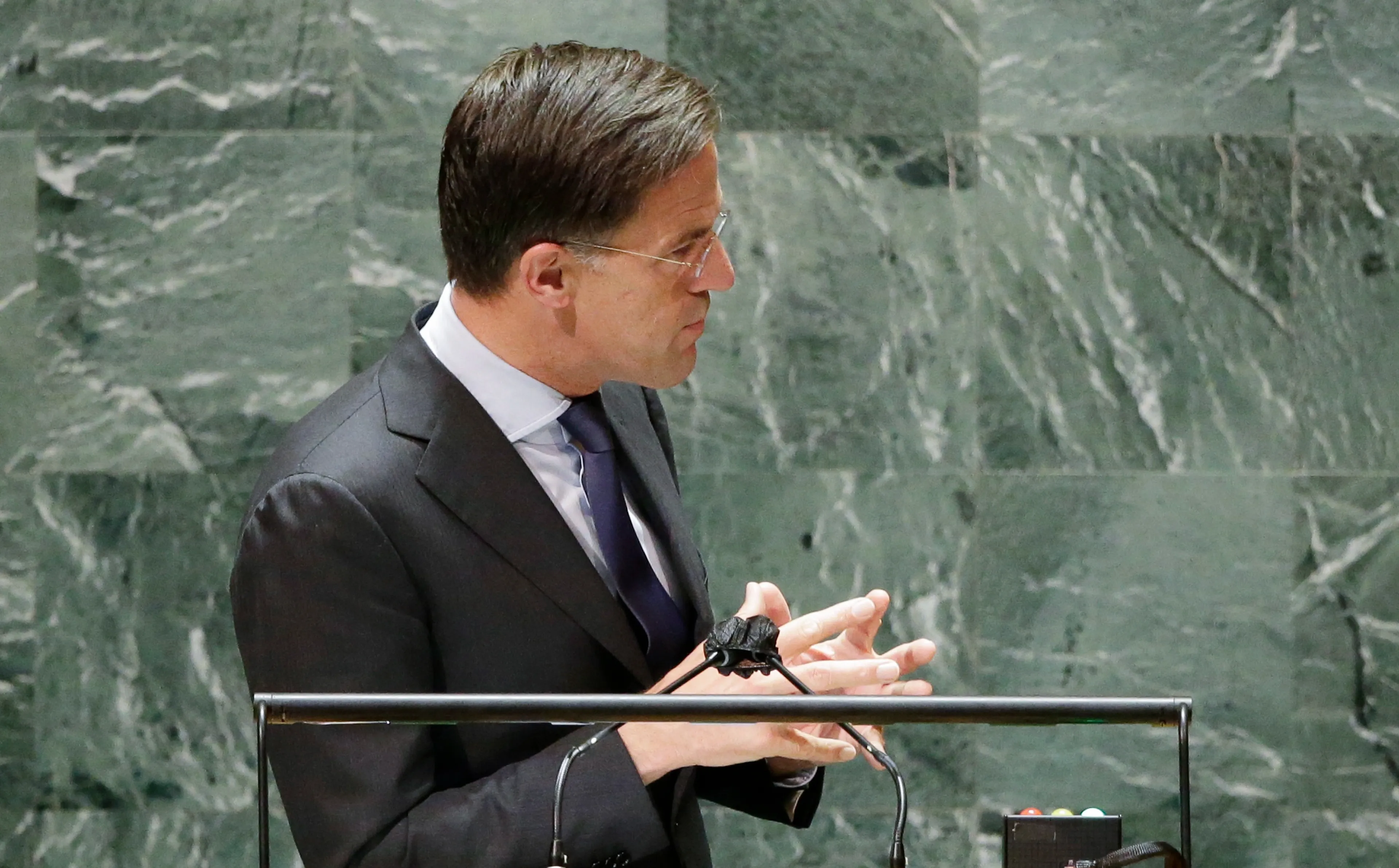 Rutte bij VN over corona: 'Niemand veilig tot iedereen veilig is'