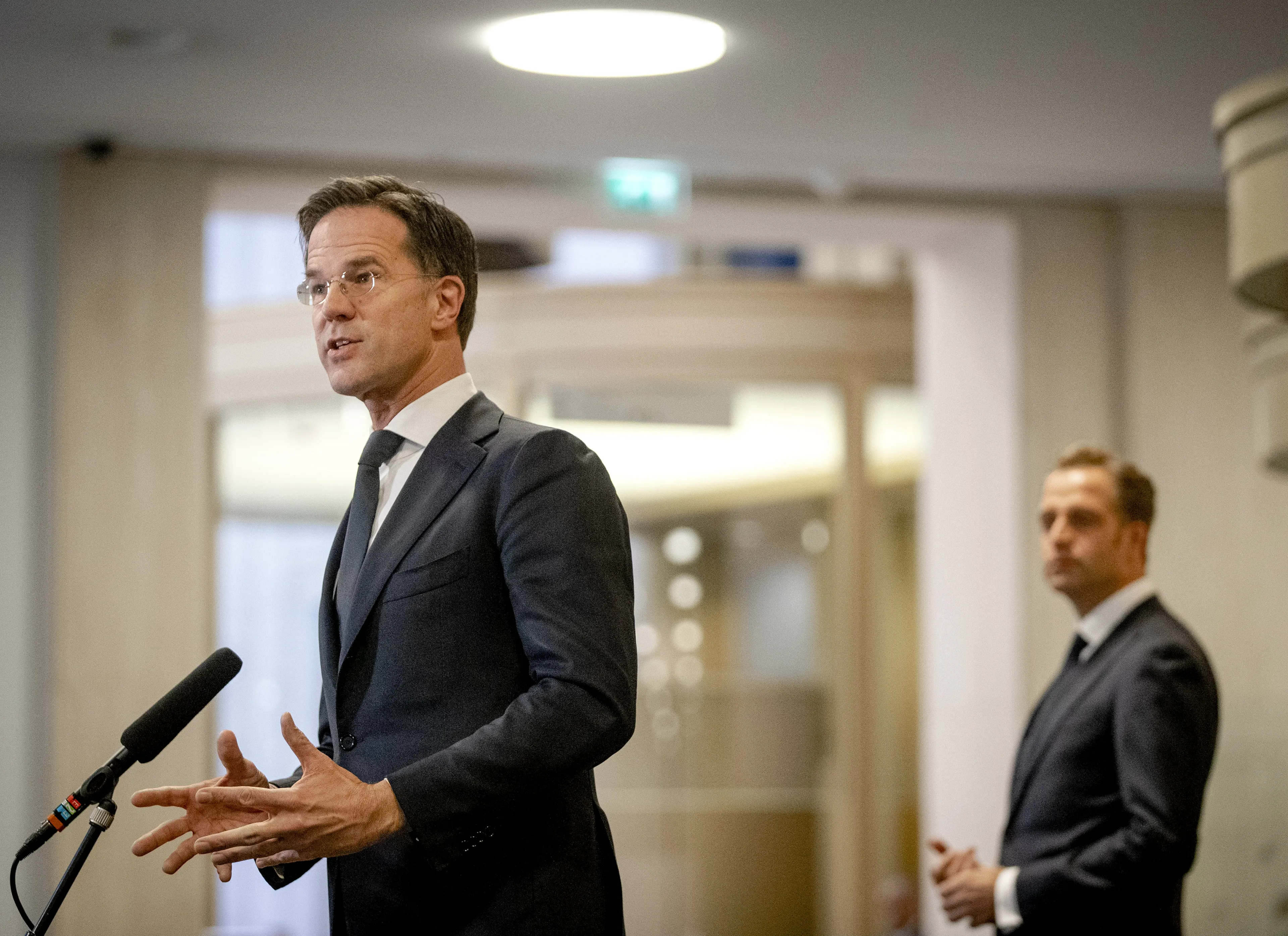 Persconferentie met premier Mark Rutte na ministerraad