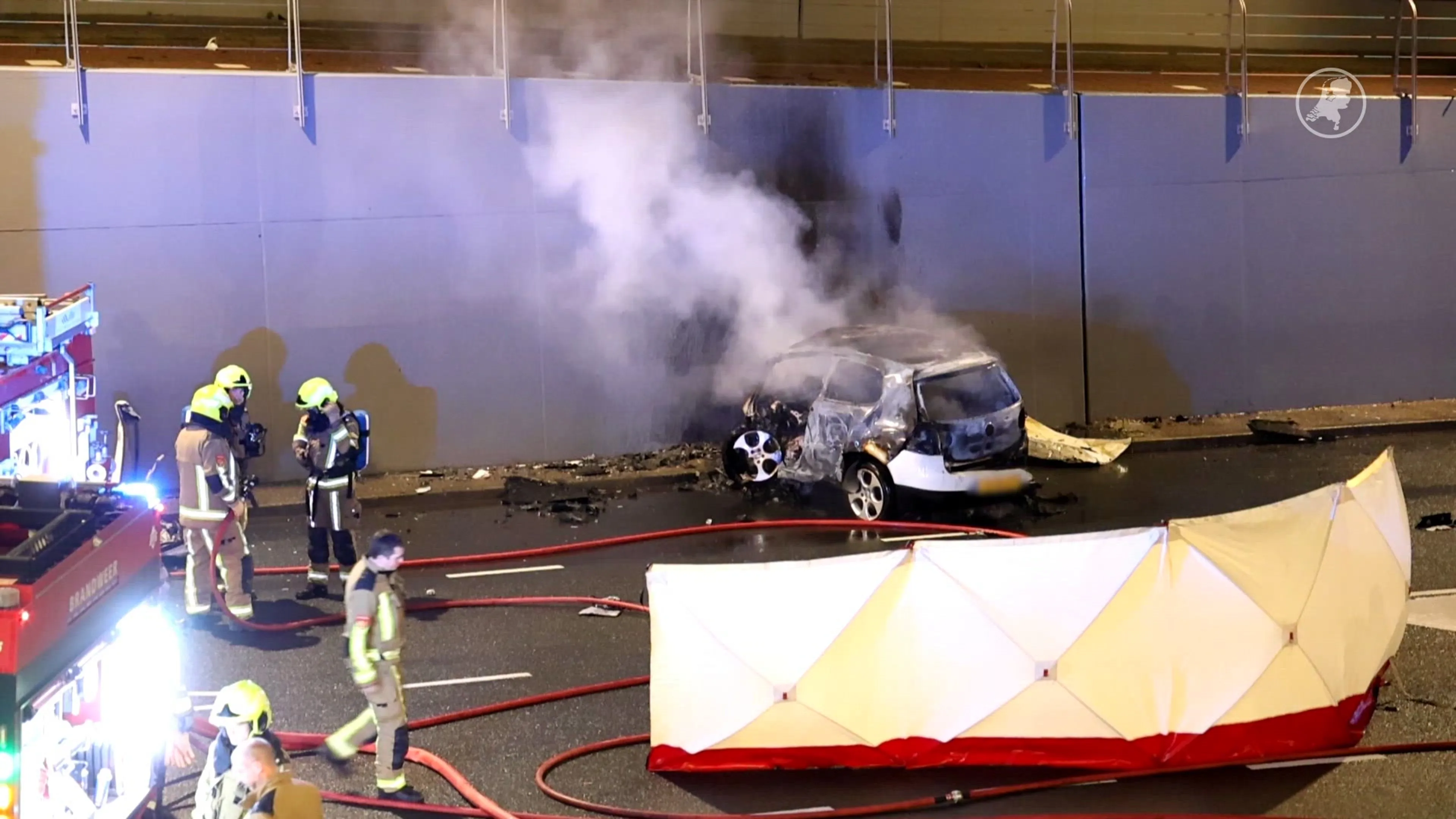 Dode bij heftig ongeval in Beverwijk, tunnel afgesloten