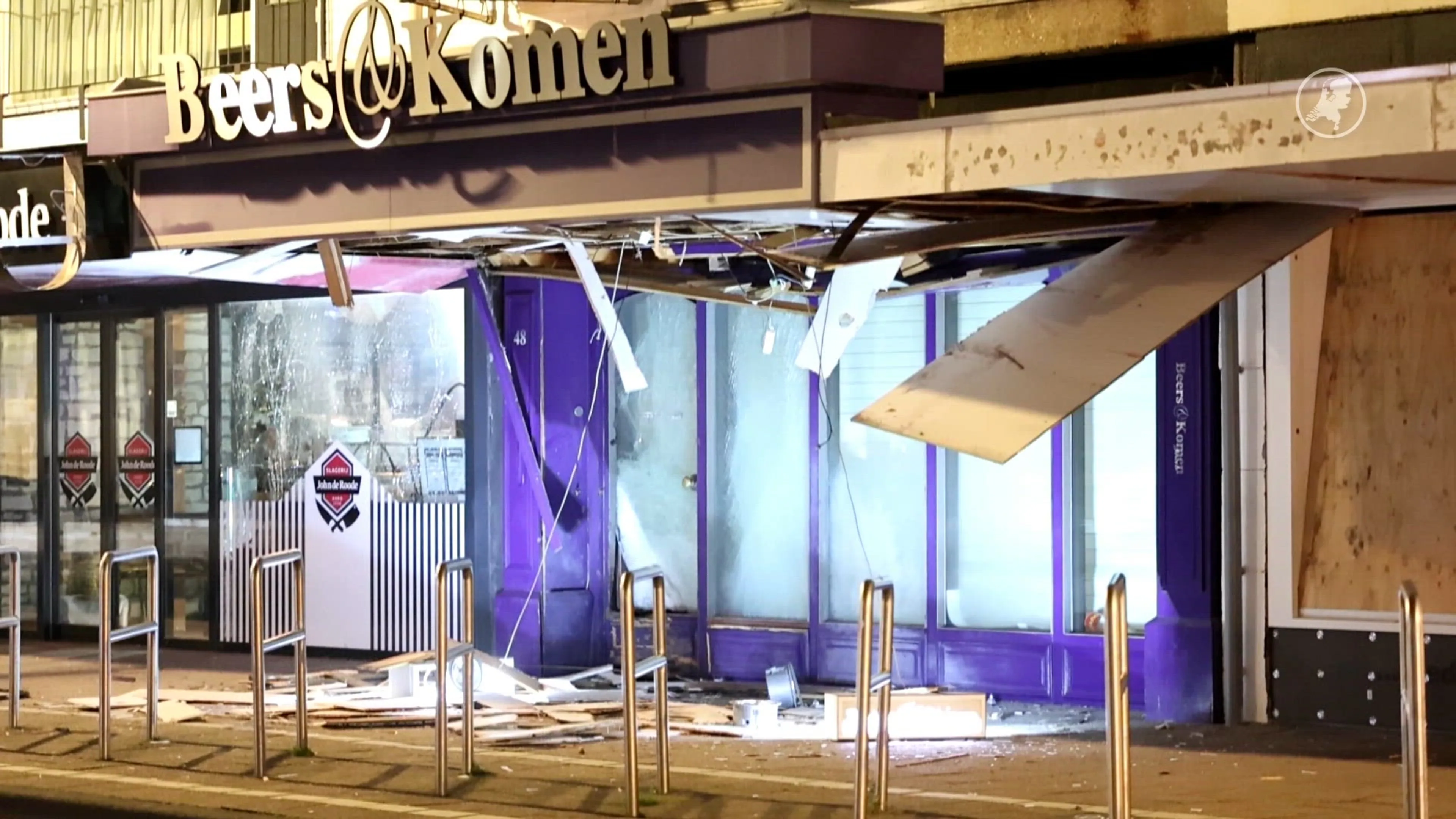 Flinke schade door explosie bij juwelier in Heemskerk