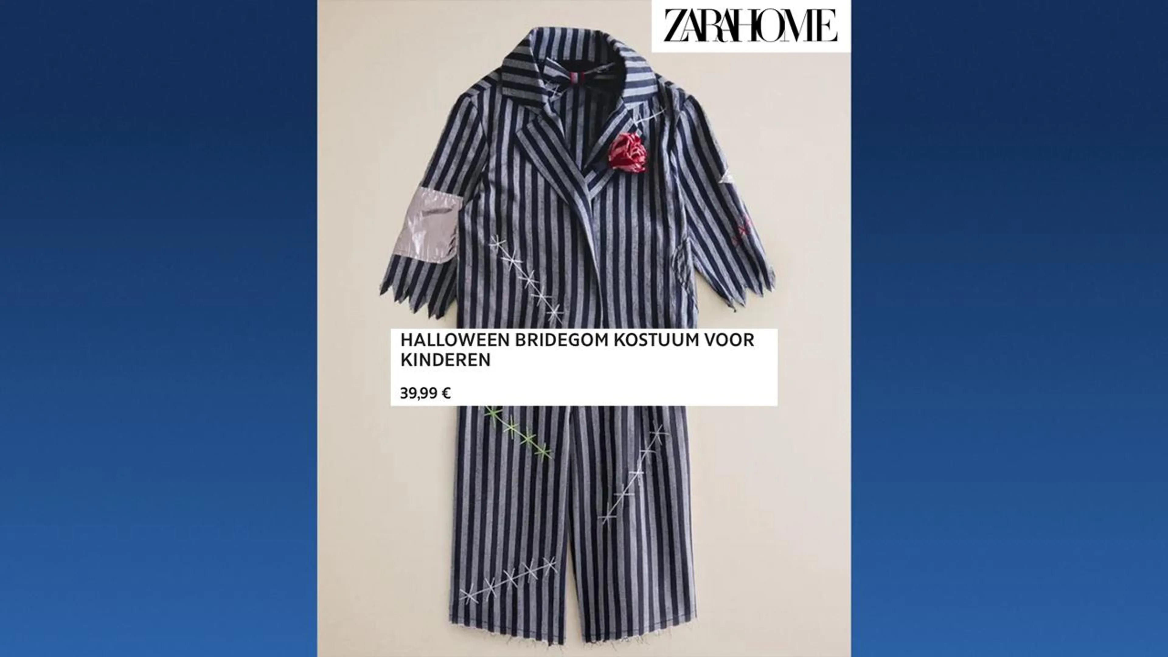 Zara onder vuur om Halloweenkostuum: 'Lijkt op kleding uit concentratiekamp'