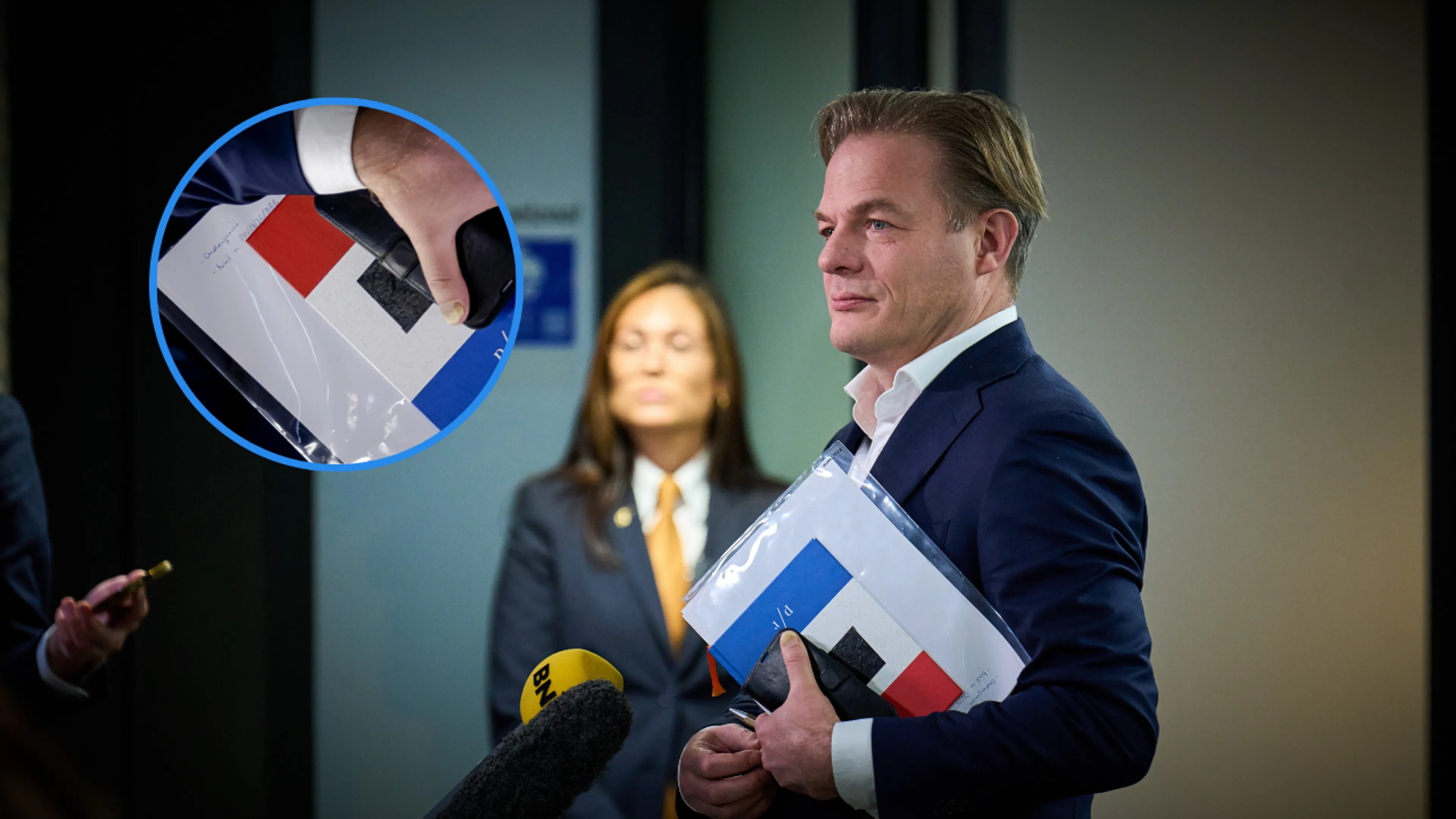 Partijleiders steunen Omtzigt na ongelukje met aantekeningen