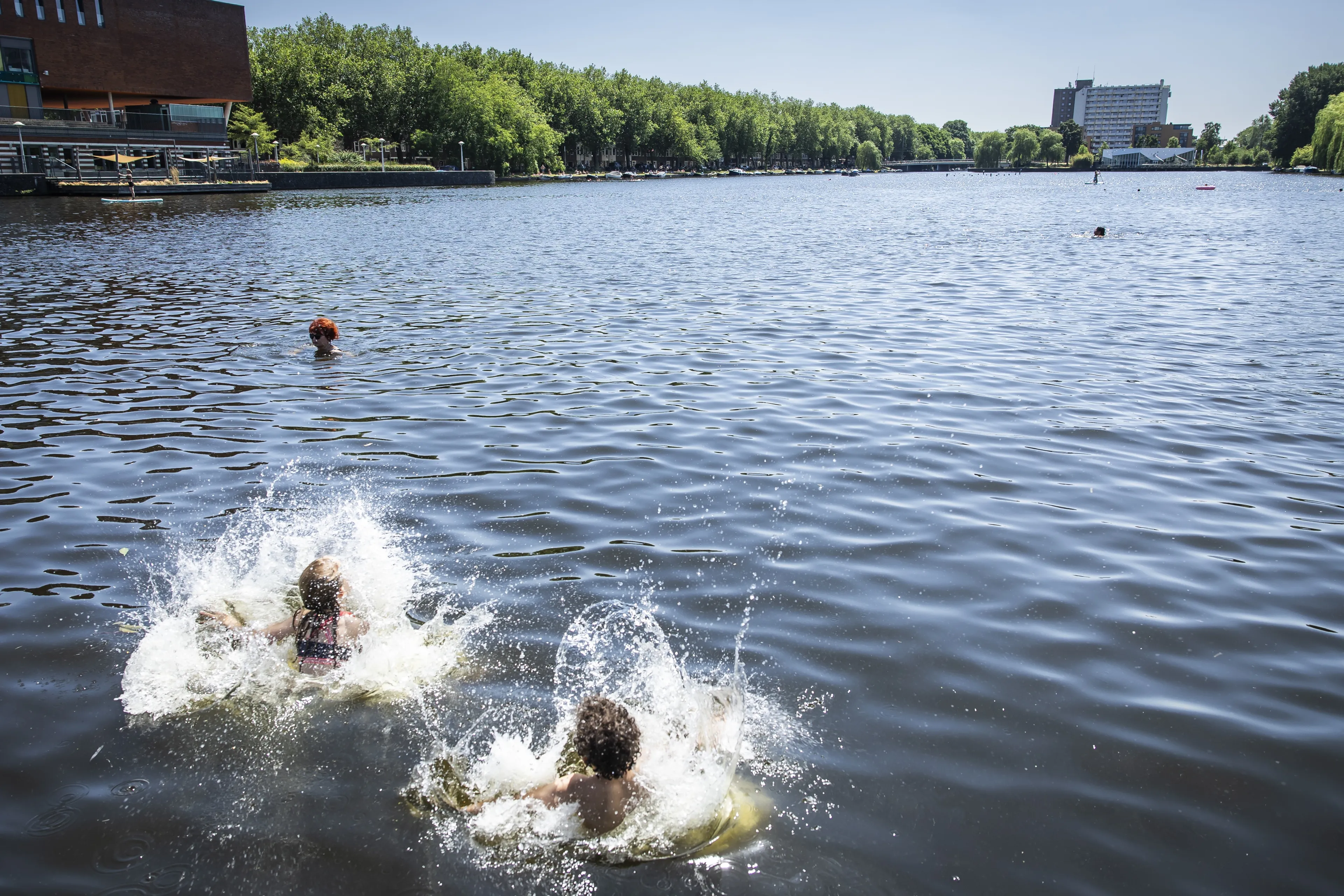 Rioolwater in open water na stortregen: zwem niet op deze plekken