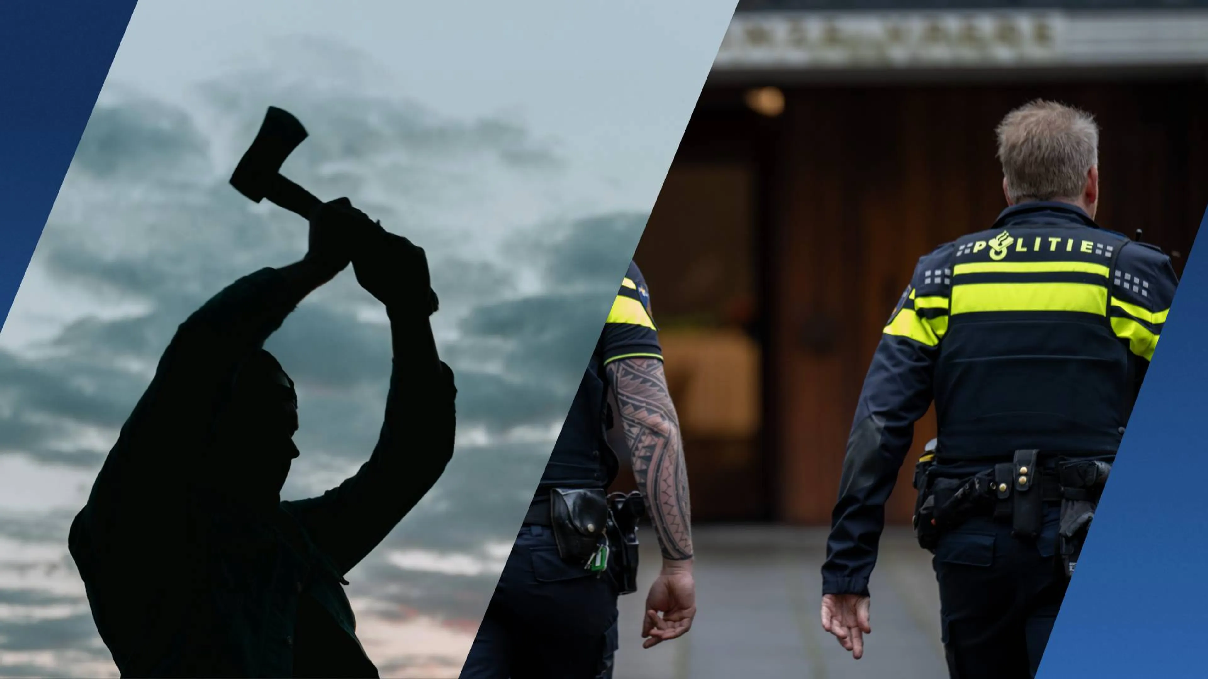 Man (30) rent met bijl op agenten af in Ter Apelkanaal