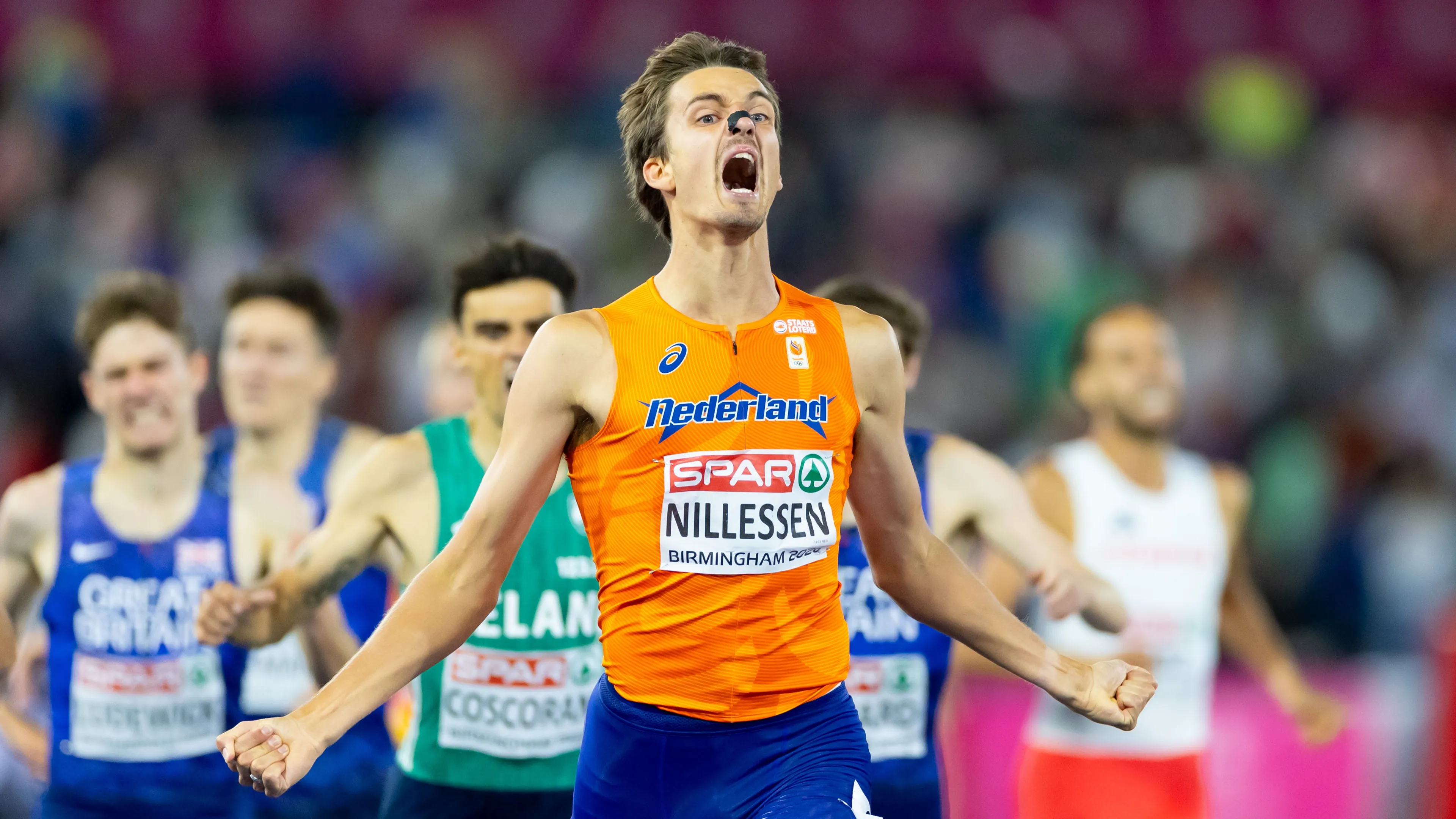 Enorme stunt van Stefan Nillessen op EK atletiek: goud op 1500 meter